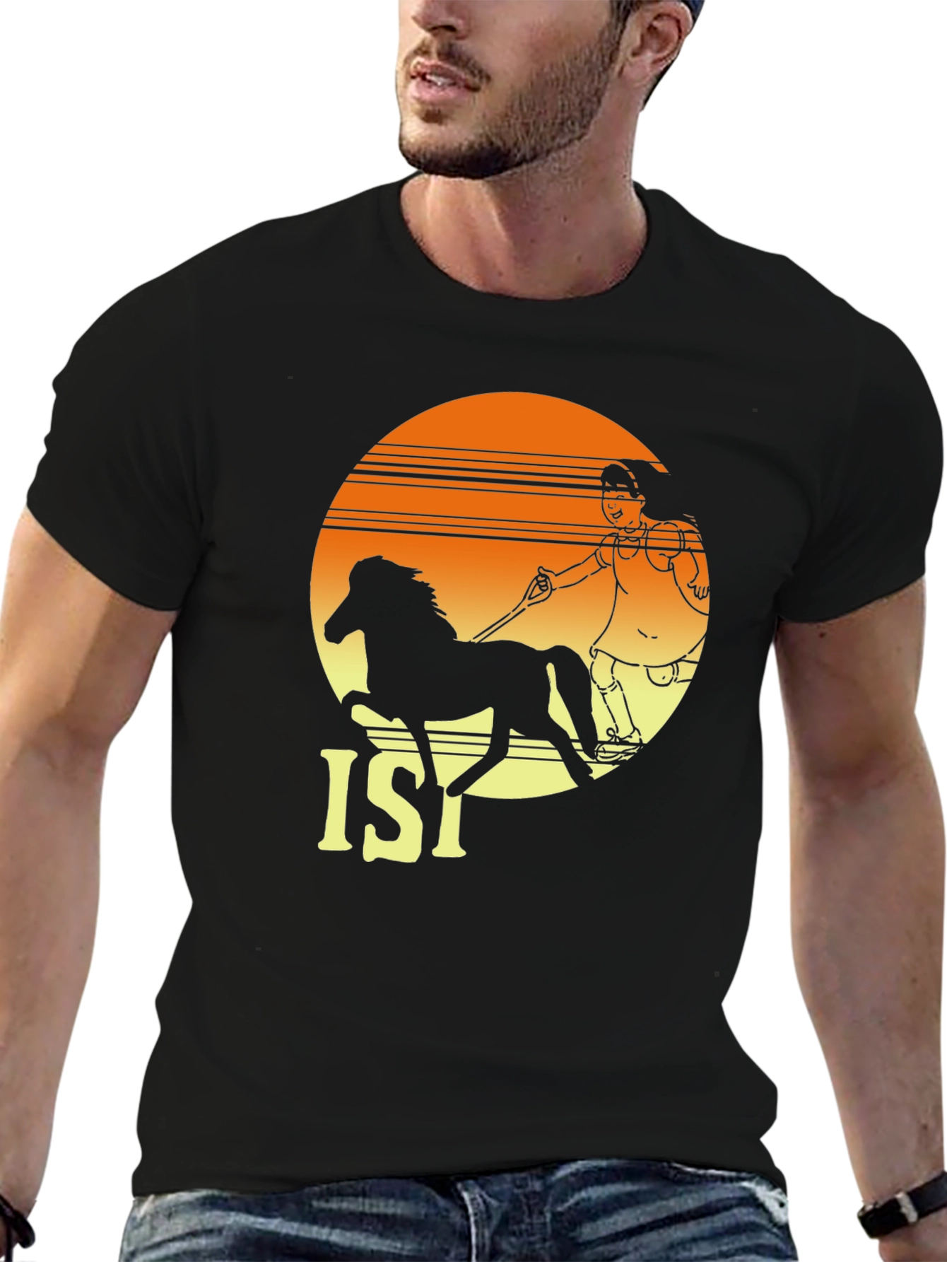 Retro Horse Ride Graphic Tee