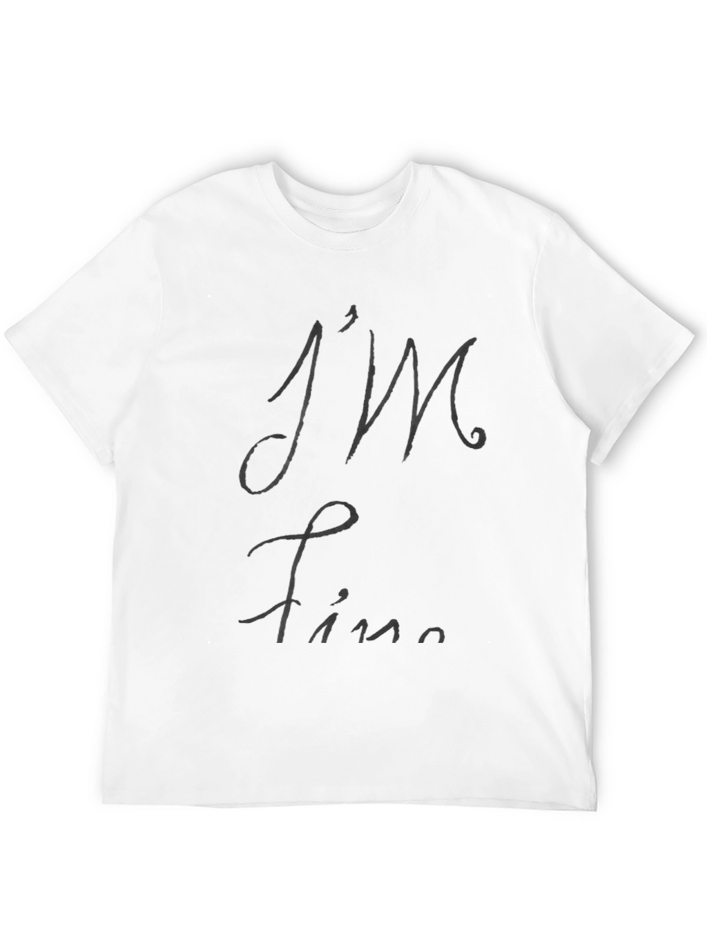 Im Fine Black T-Shirt