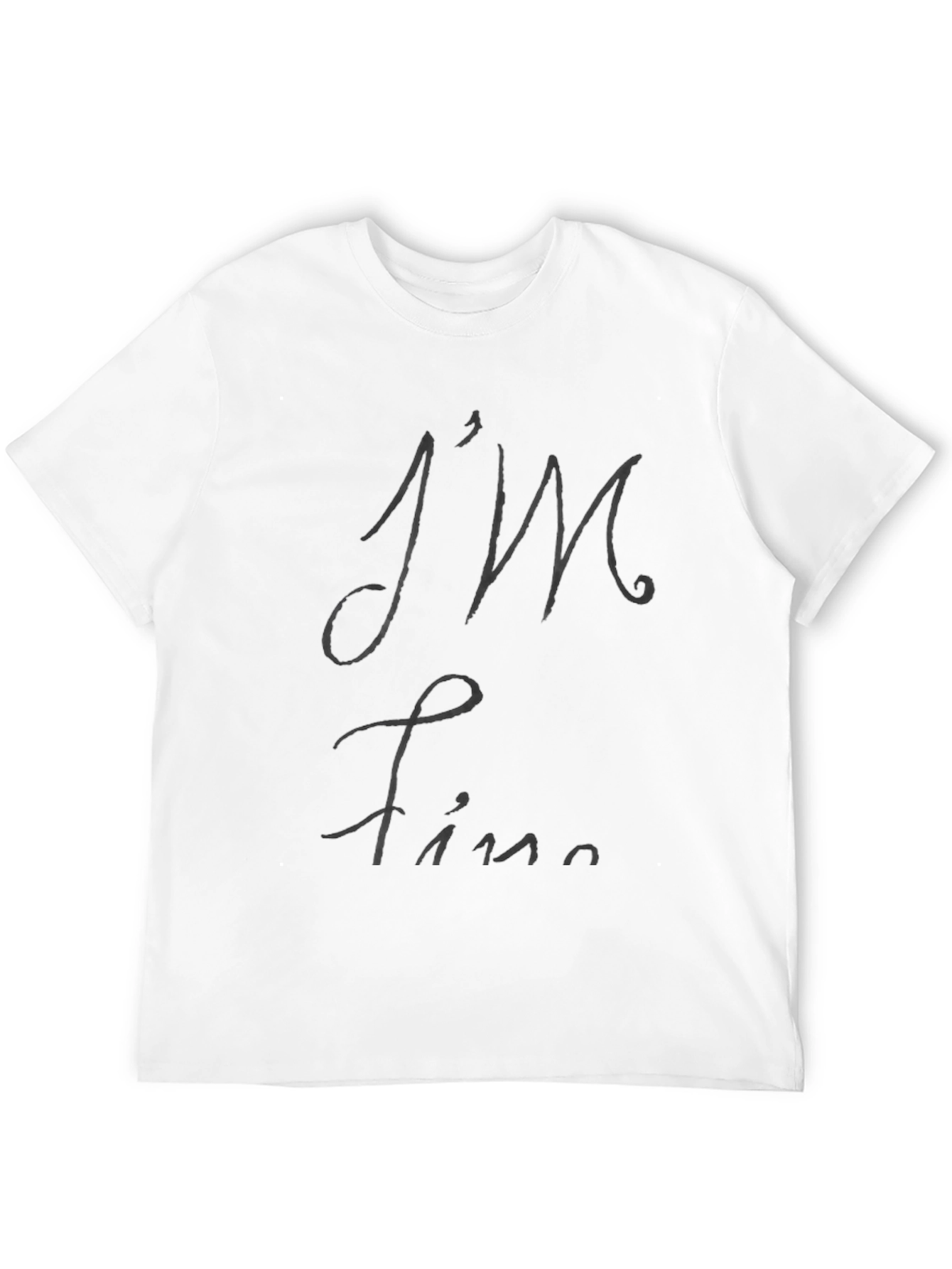 Im Fine Black T-Shirt