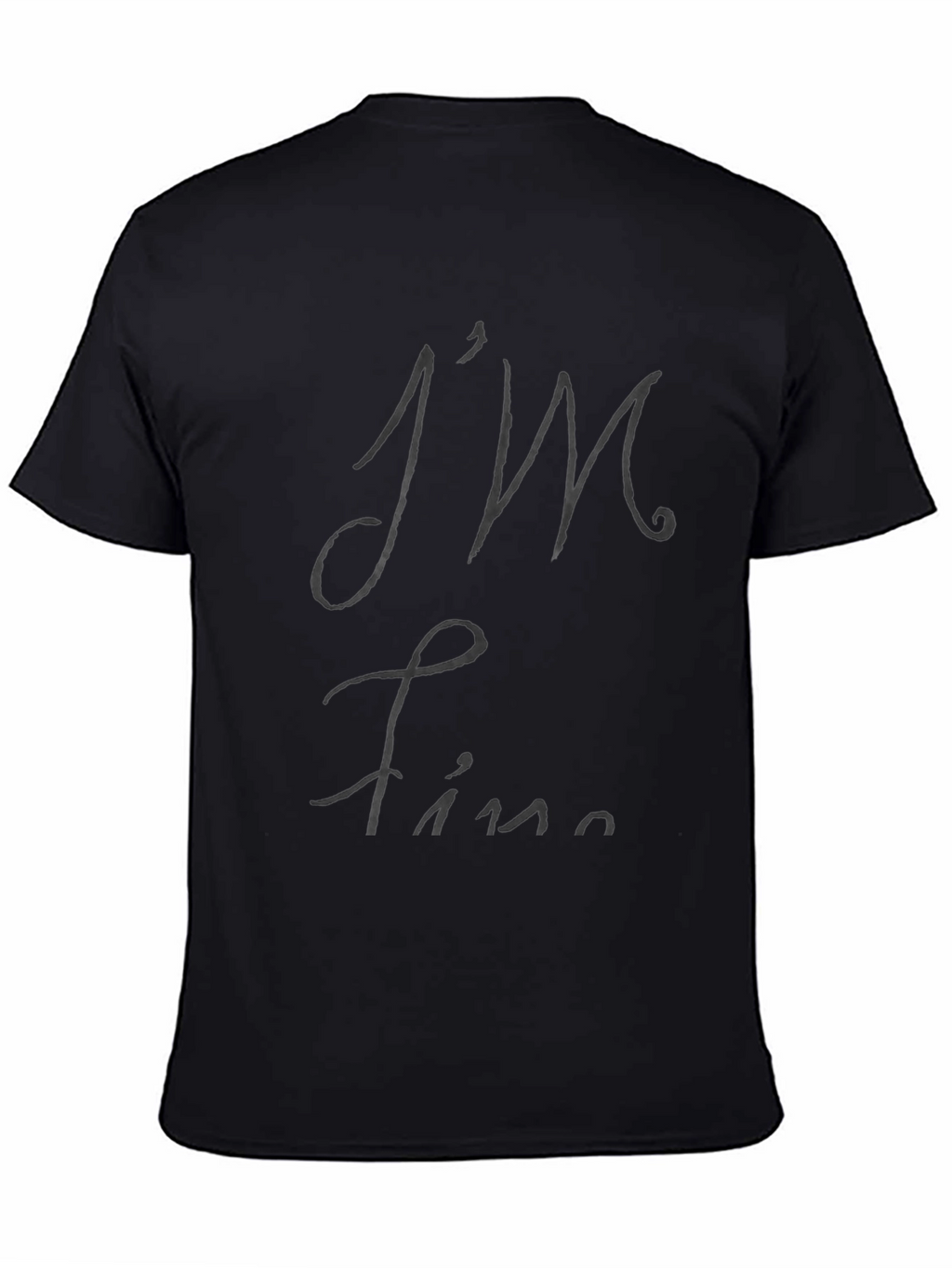Im Fine Black T-Shirt