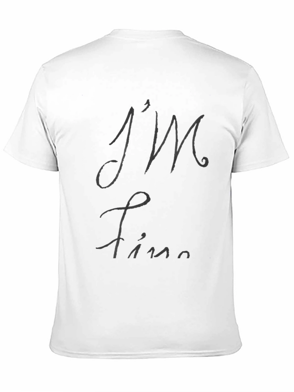 Im Fine Black T-Shirt