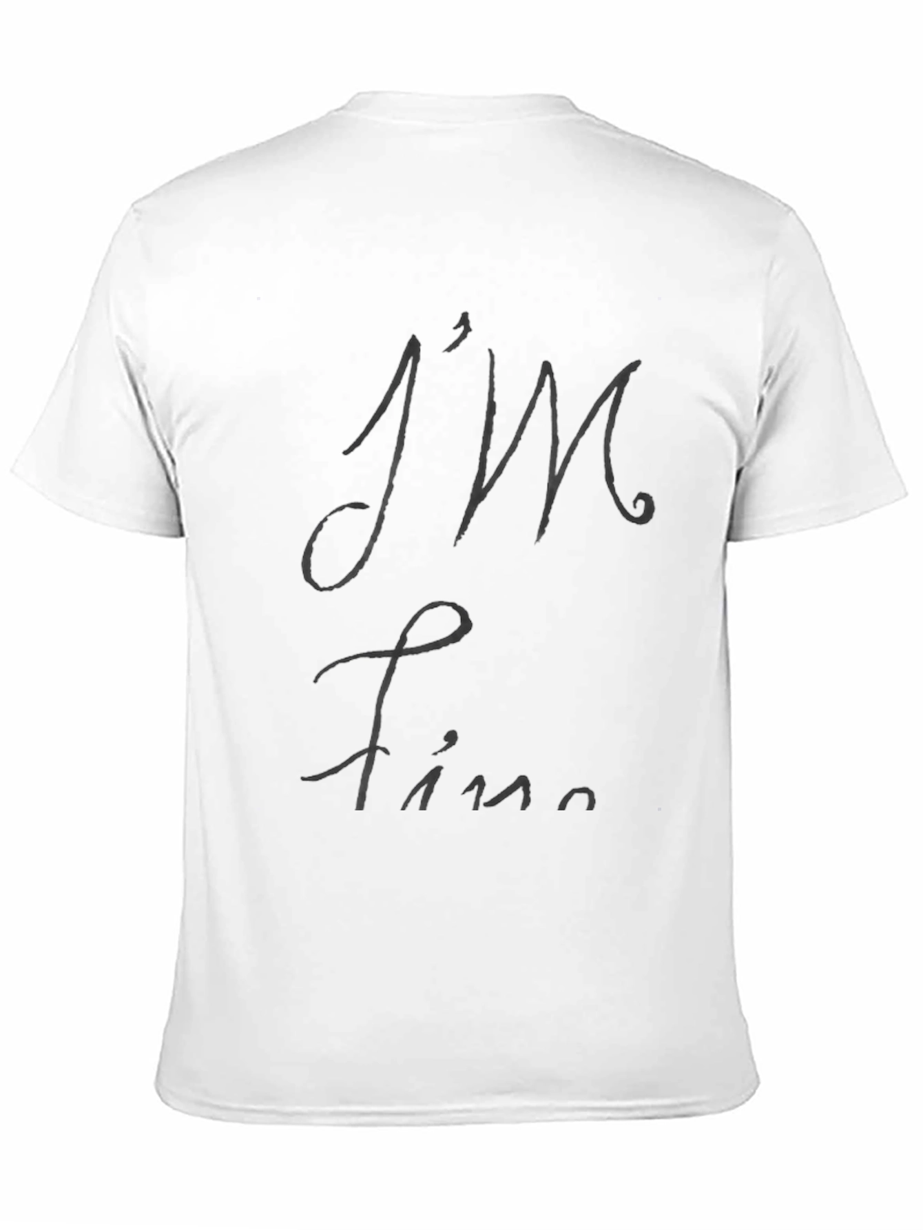 Im Fine Black T-Shirt