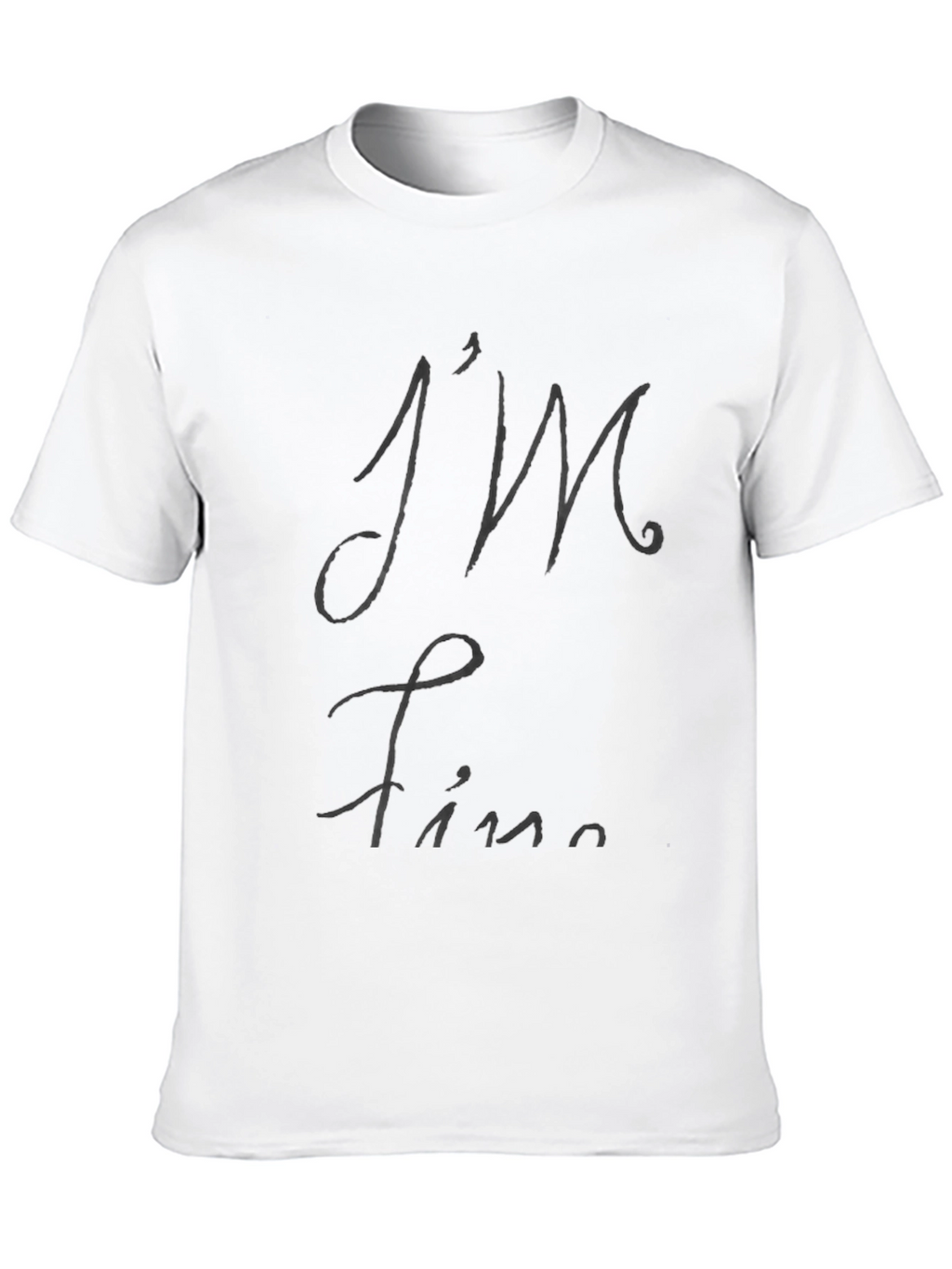 Im Fine Black T-Shirt