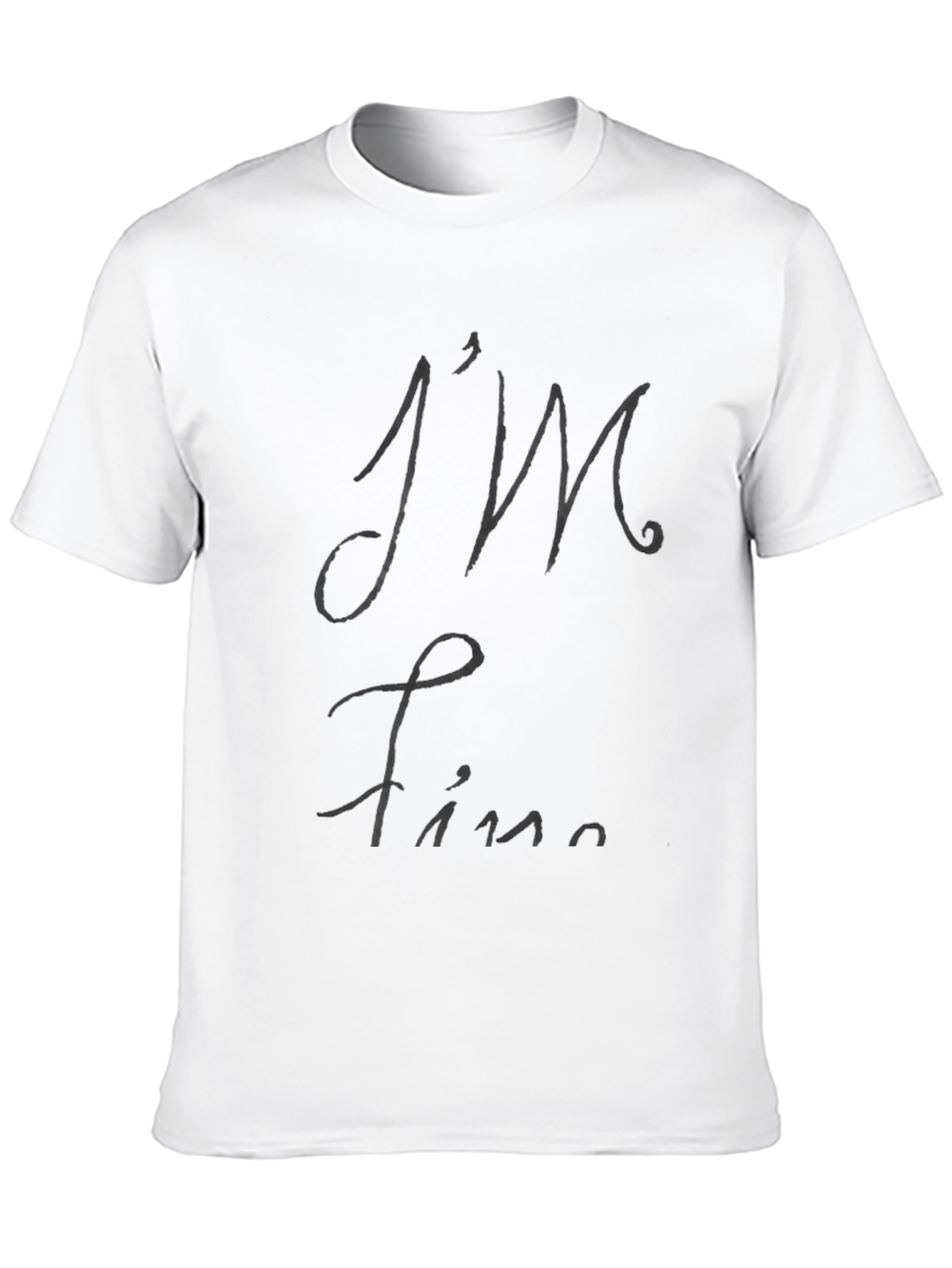 Im Fine Black T-Shirt