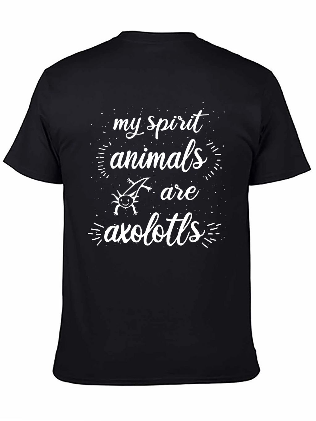 Axolotl Spirit Animal Graphic Tee - Unisex