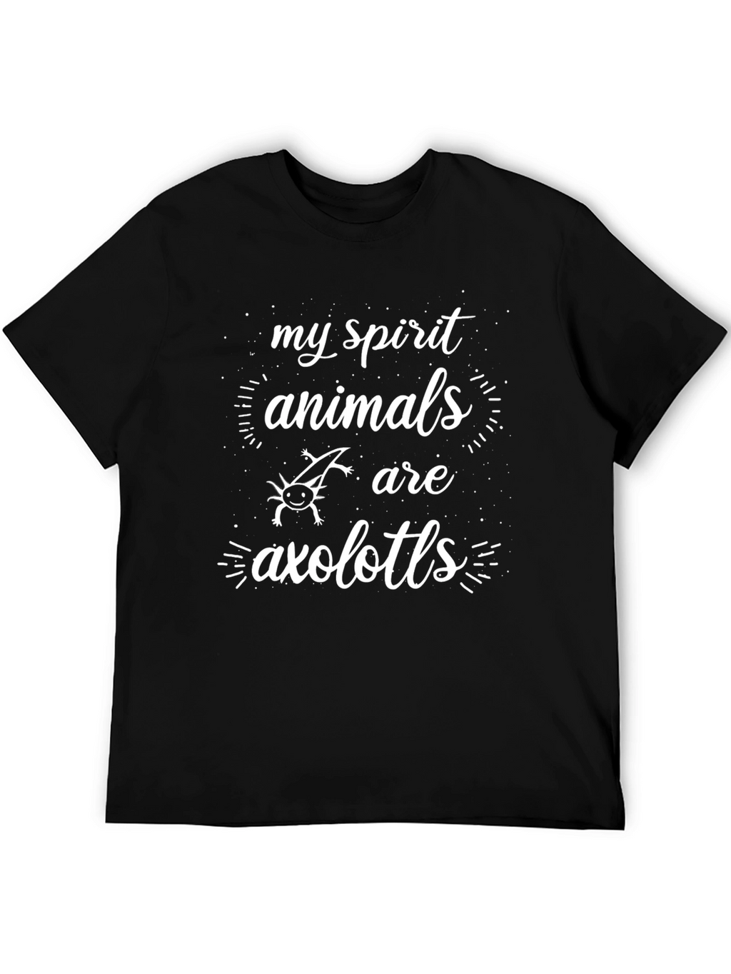 Axolotl Spirit Animal Graphic Tee - Unisex