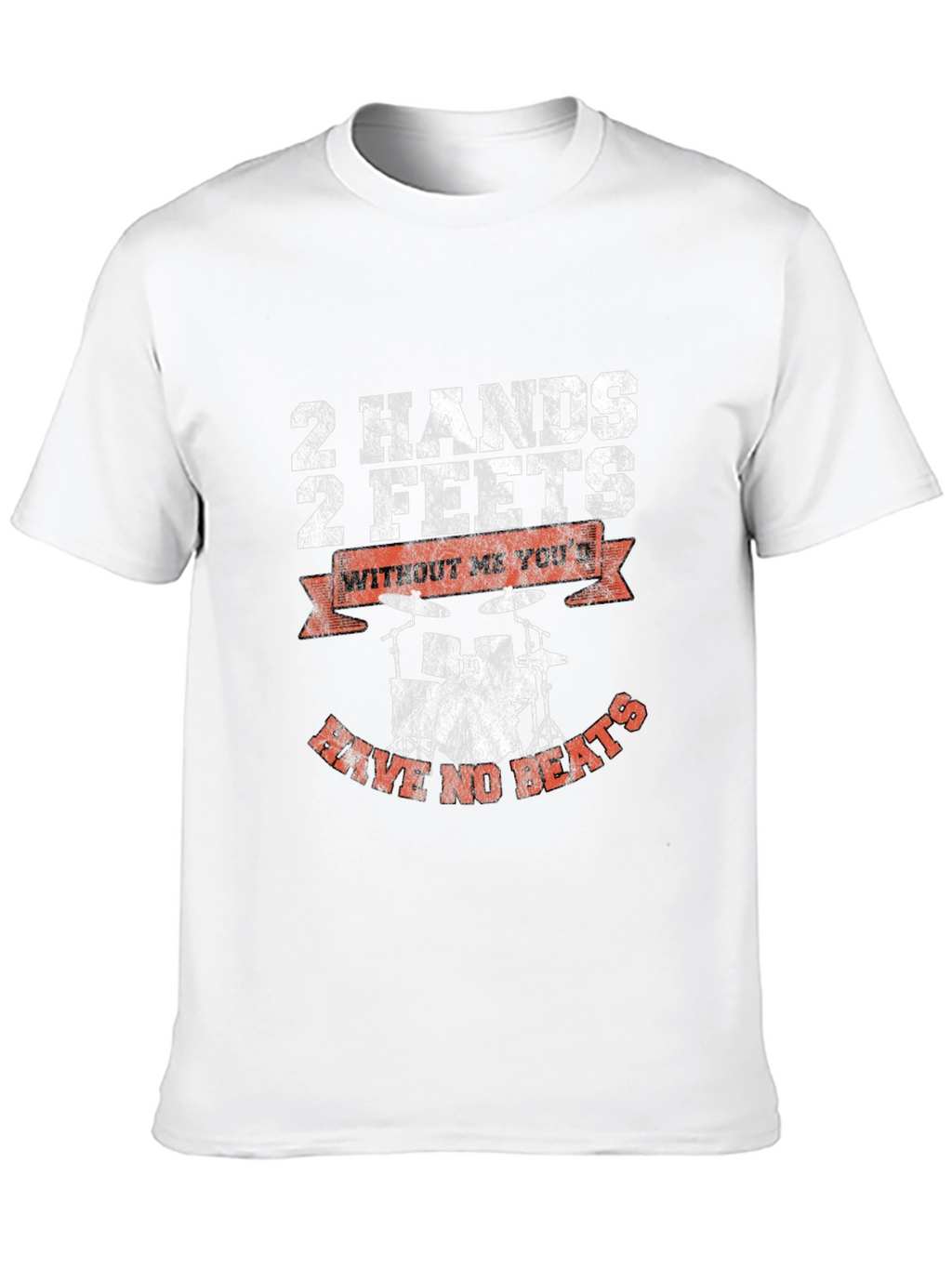 2 Hands 2 Feet Drummer Graphic Tee