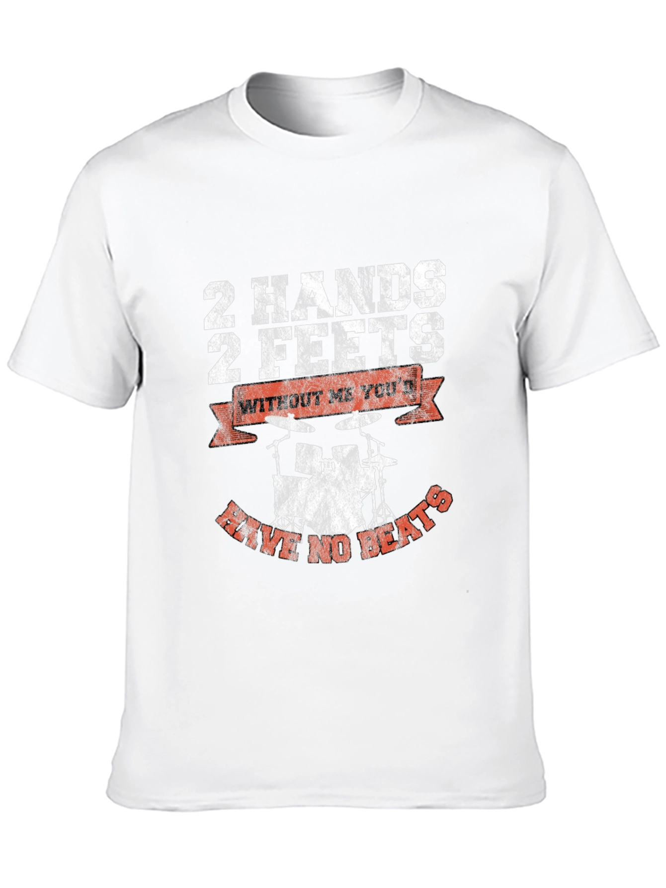 2 Hands 2 Feet Drummer Graphic Tee