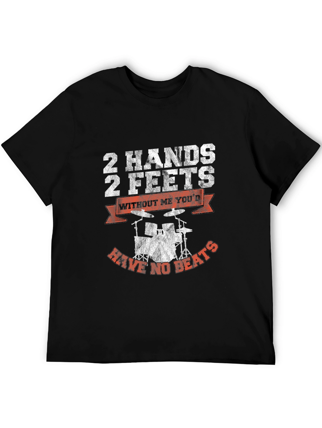 2 Hands 2 Feet Drummer Graphic Tee