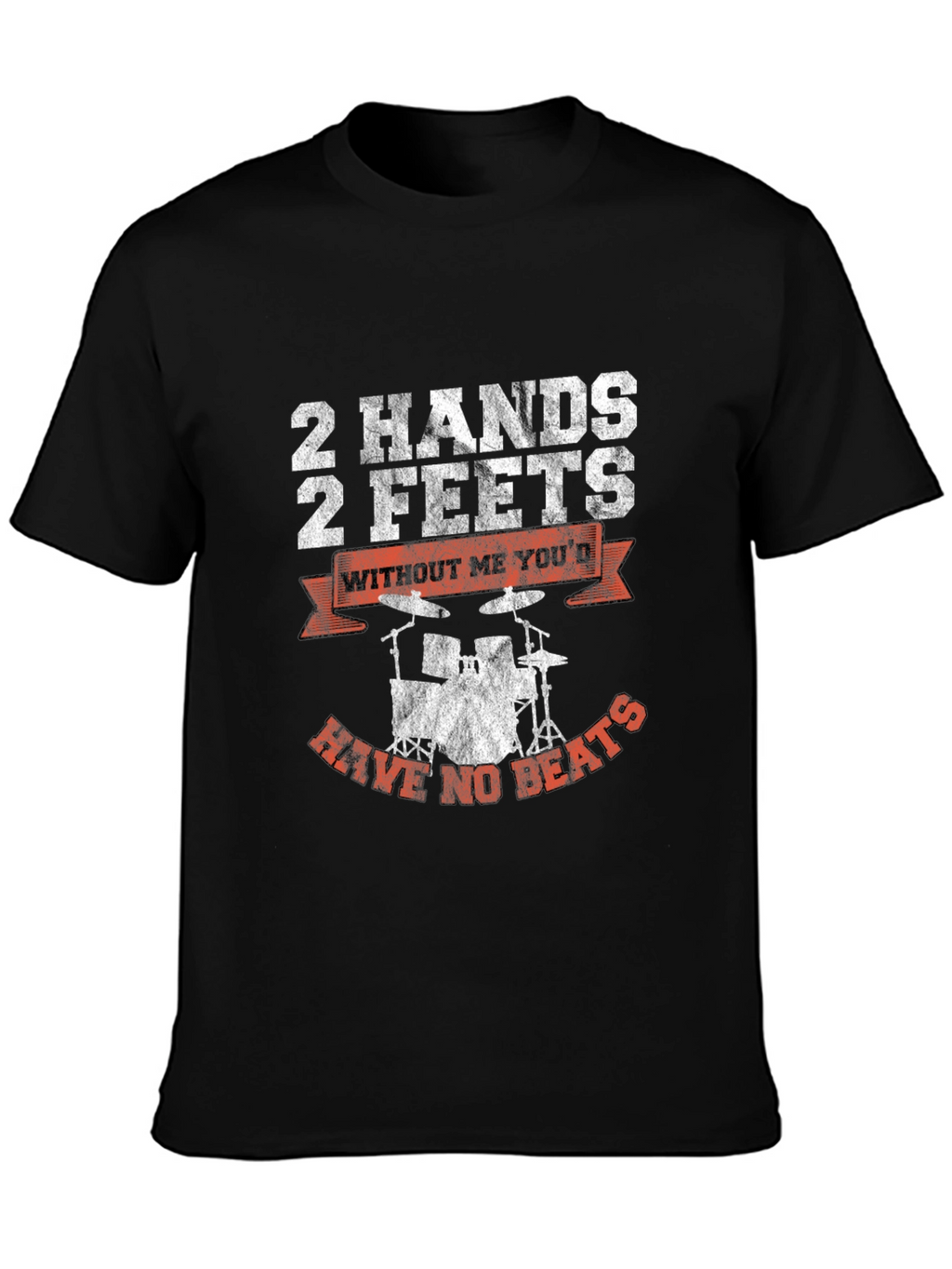 2 Hands 2 Feet Drummer Graphic Tee