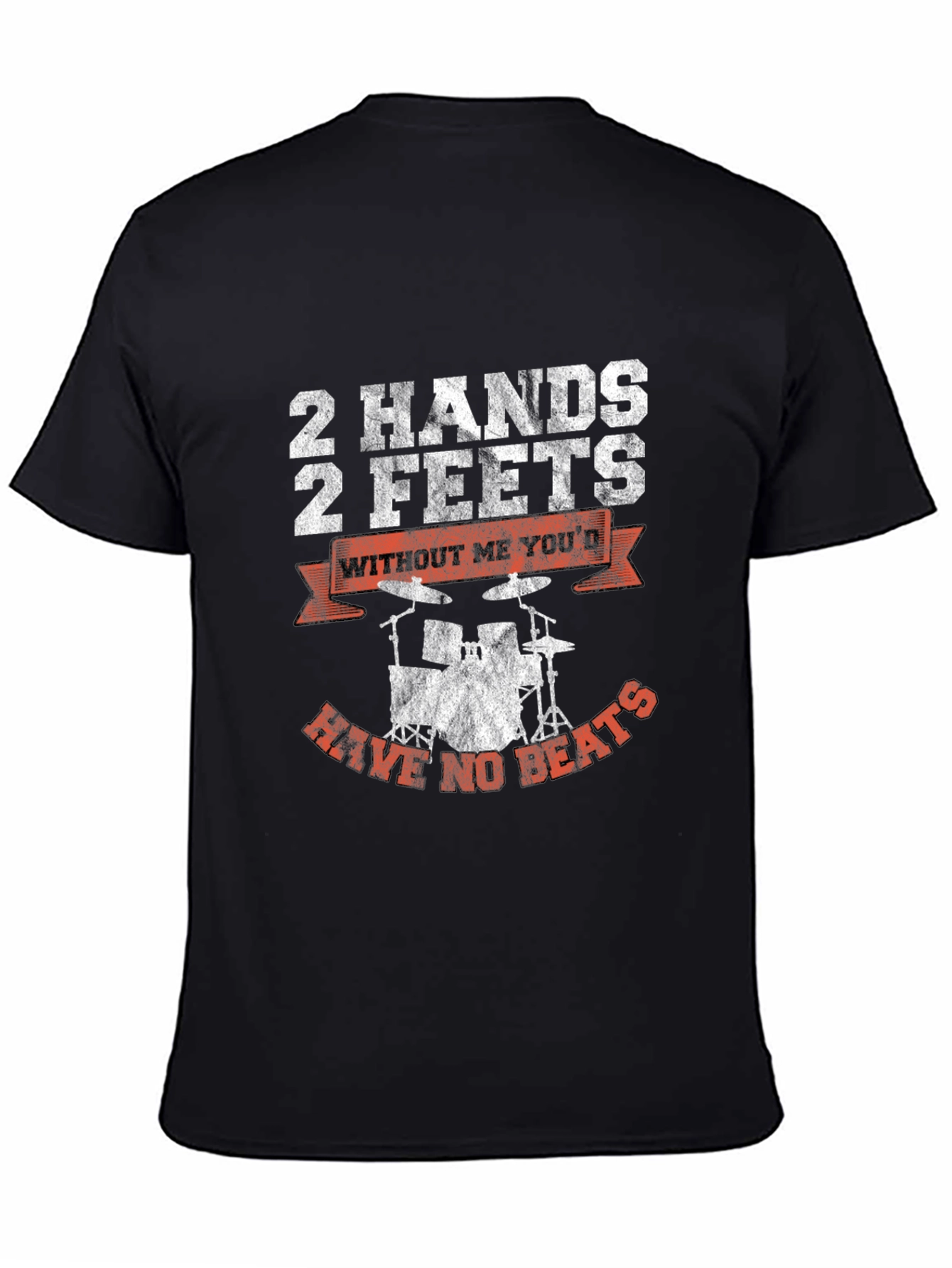 2 Hands 2 Feet Drummer Graphic Tee