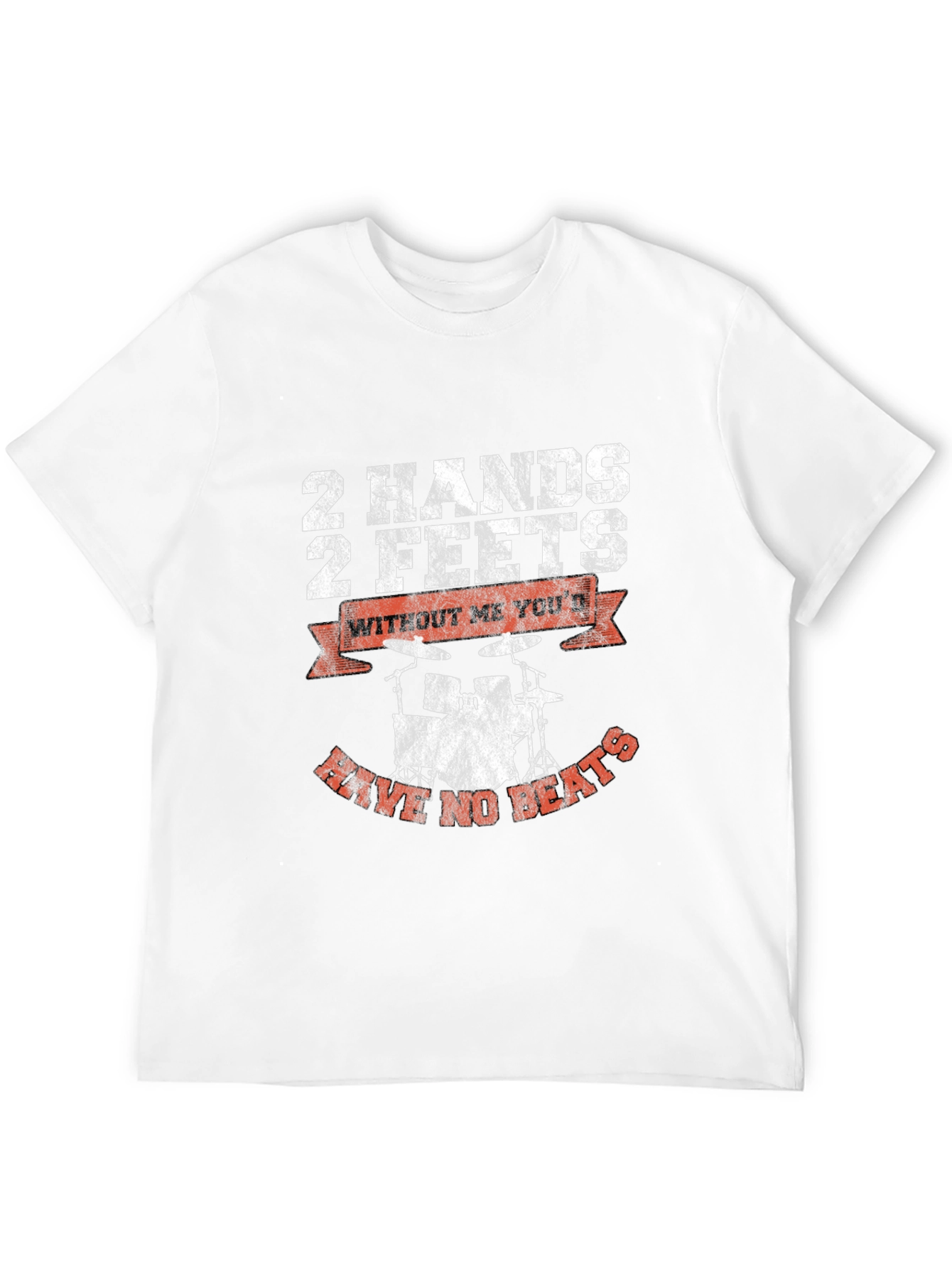 2 Hands 2 Feet Drummer Graphic Tee