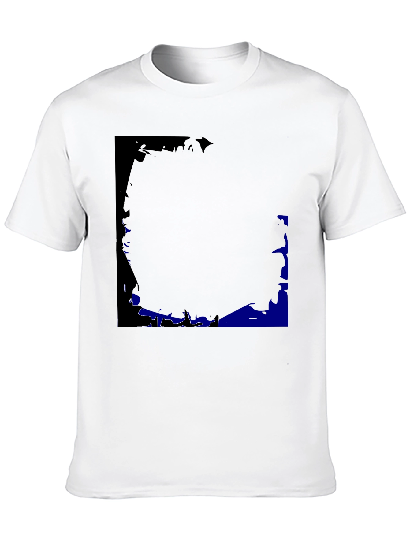 Black Graphic Print Crew Neck T-Shirt