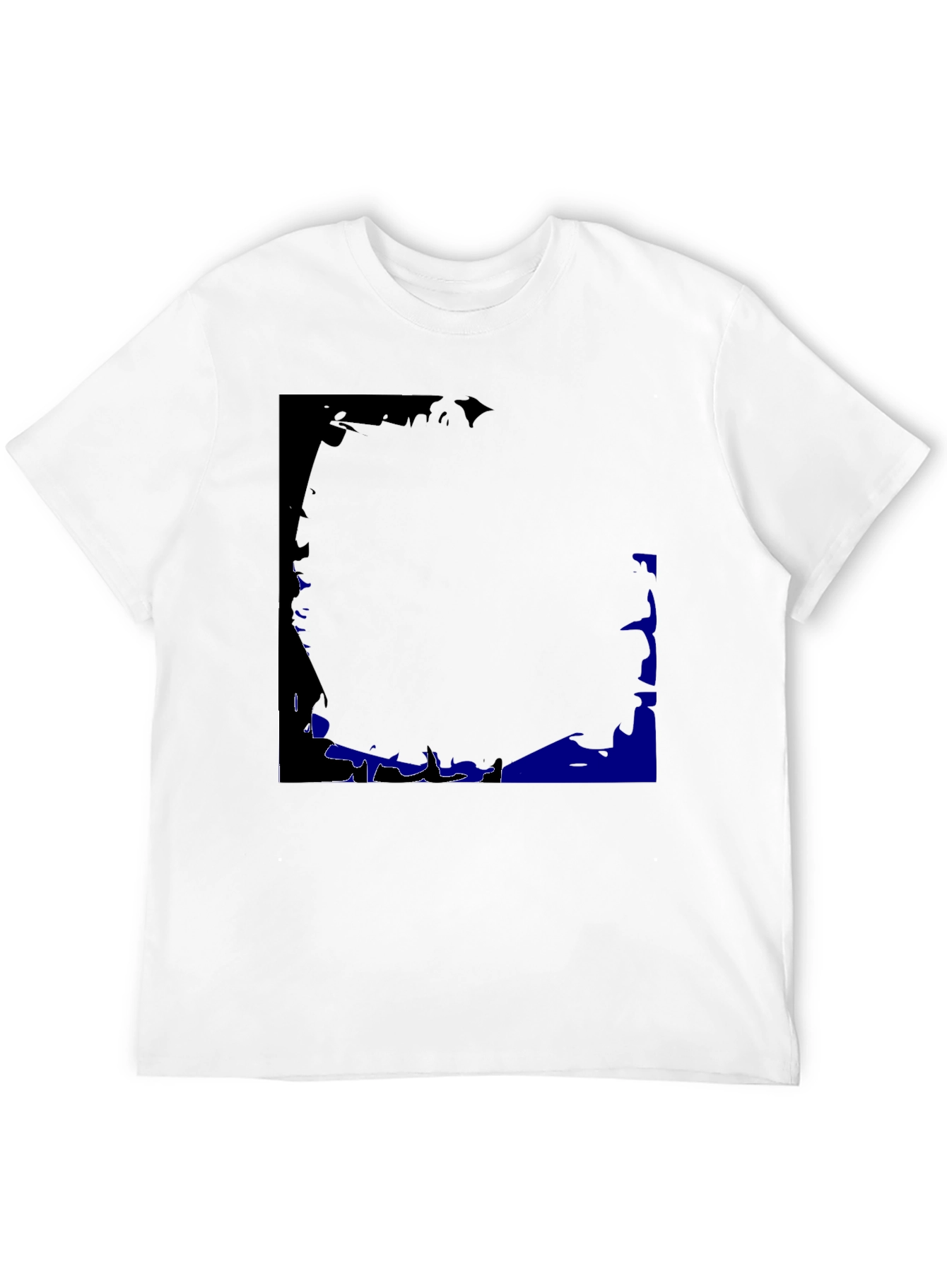 Black Graphic Print Crew Neck T-Shirt