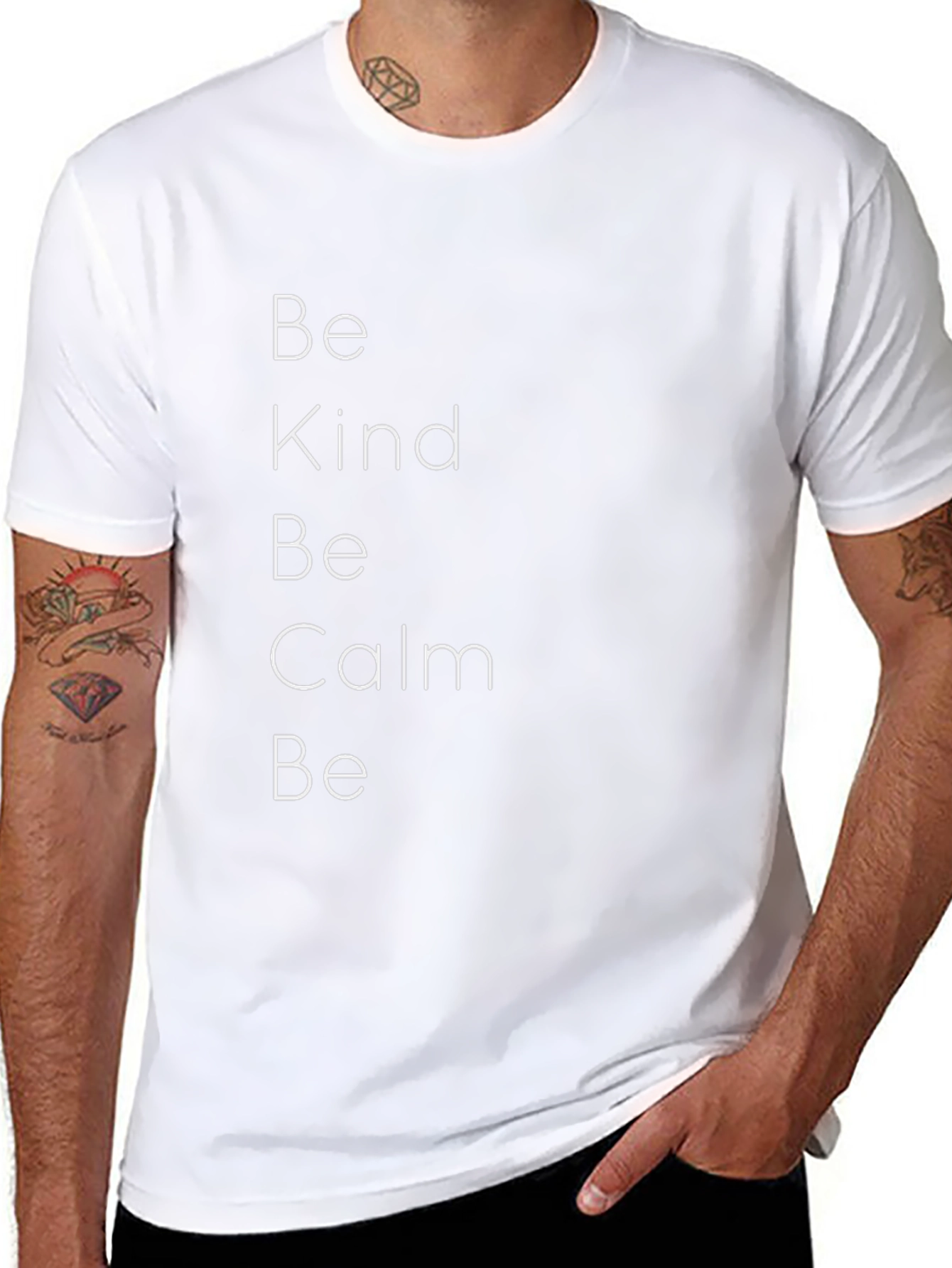 Be Kind Be Calm T-Shirt - Stylish Graphic Tee