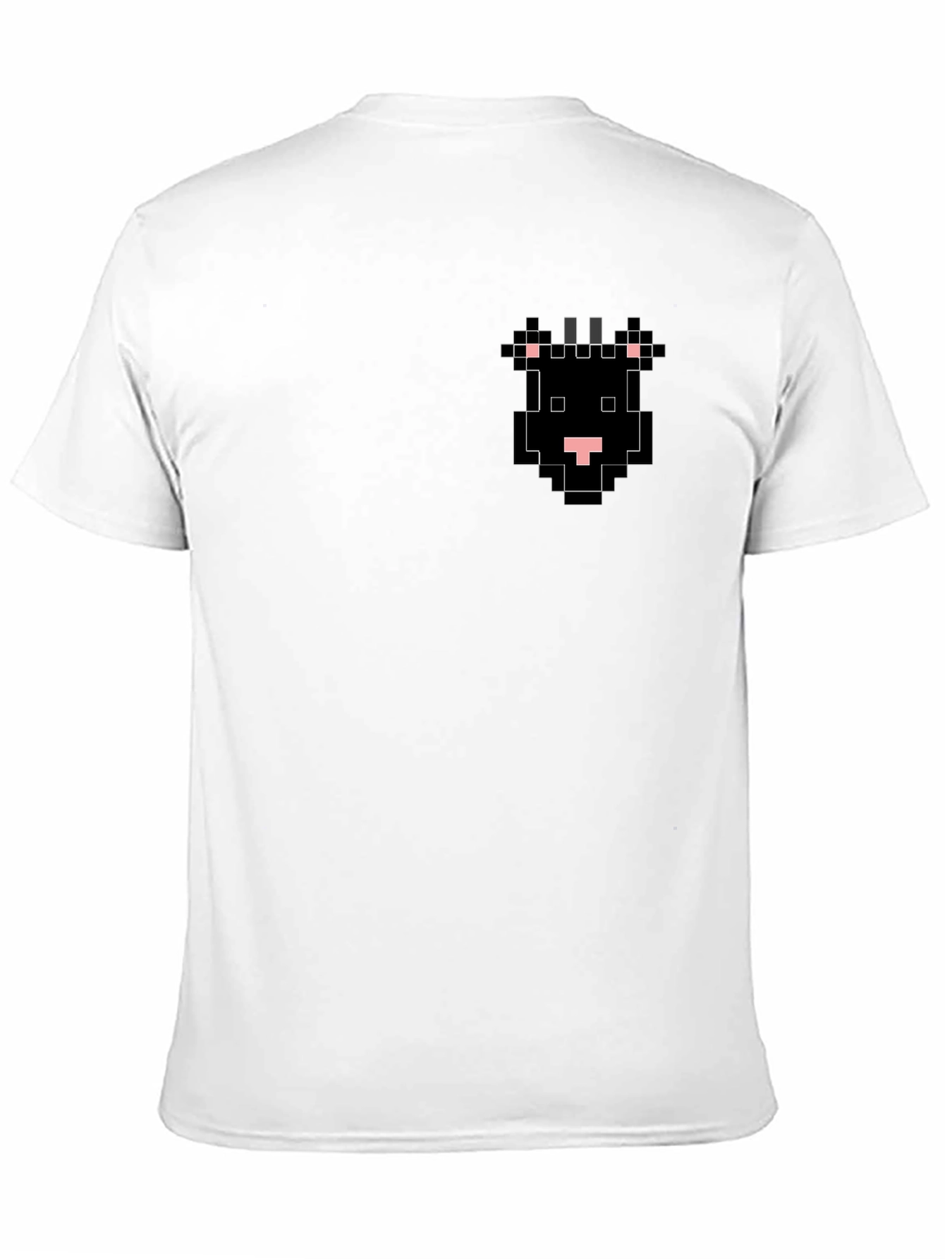 Pixel Cow Black T-Shirt - Unique Design