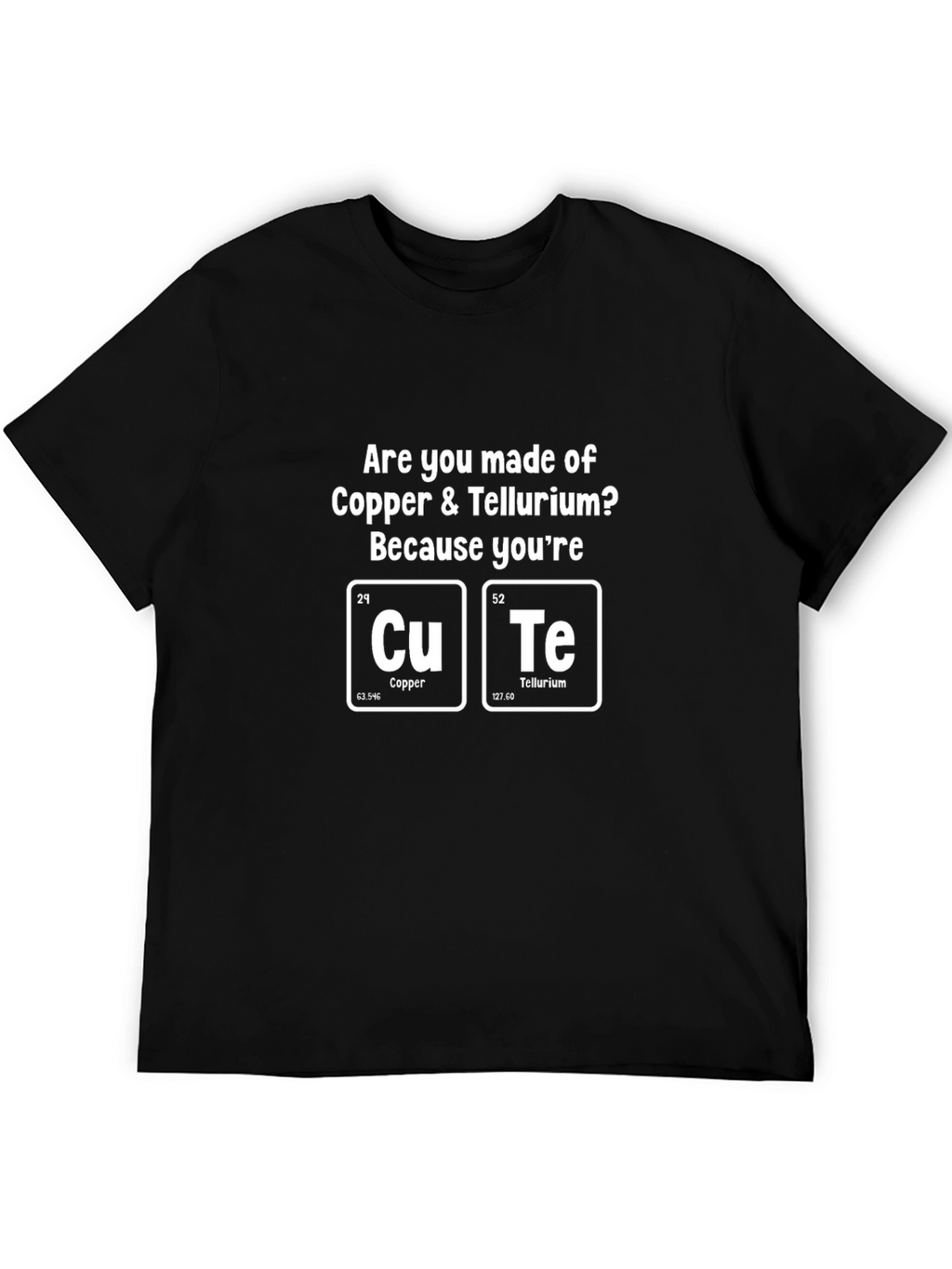 Cute Copper & Tellurium Chemistry T-Shirt