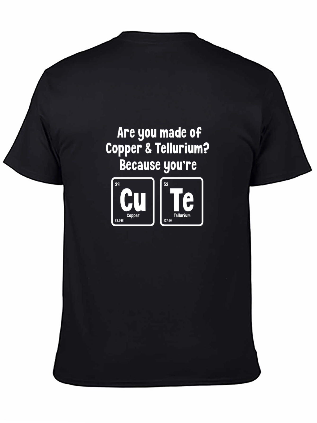 Cute Copper & Tellurium Chemistry T-Shirt