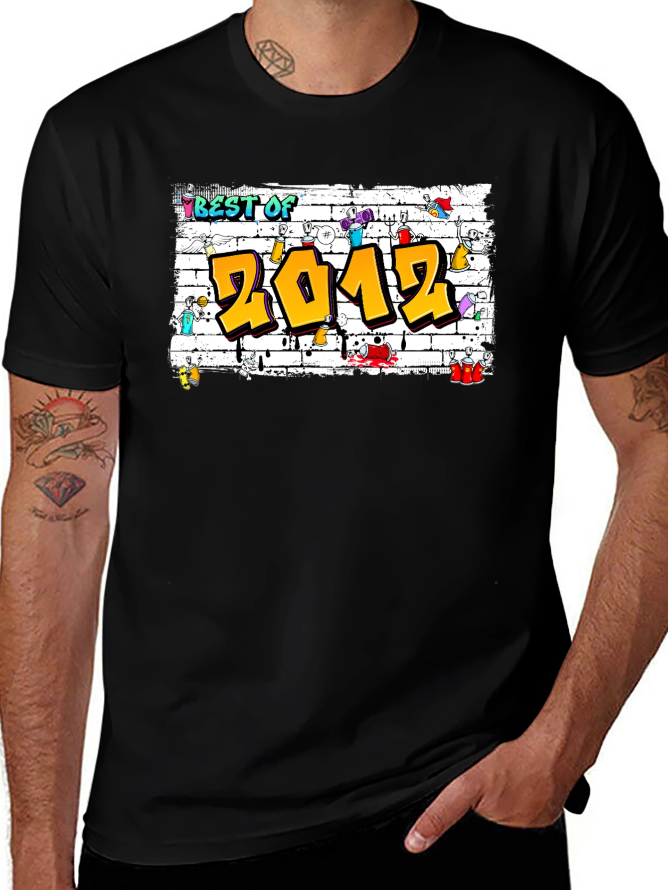 Best of 2012 Graffiti Style T-Shirt