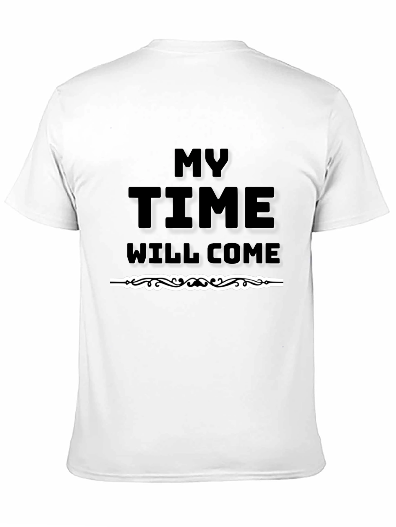 My Time Will Come Black Graphic Tee