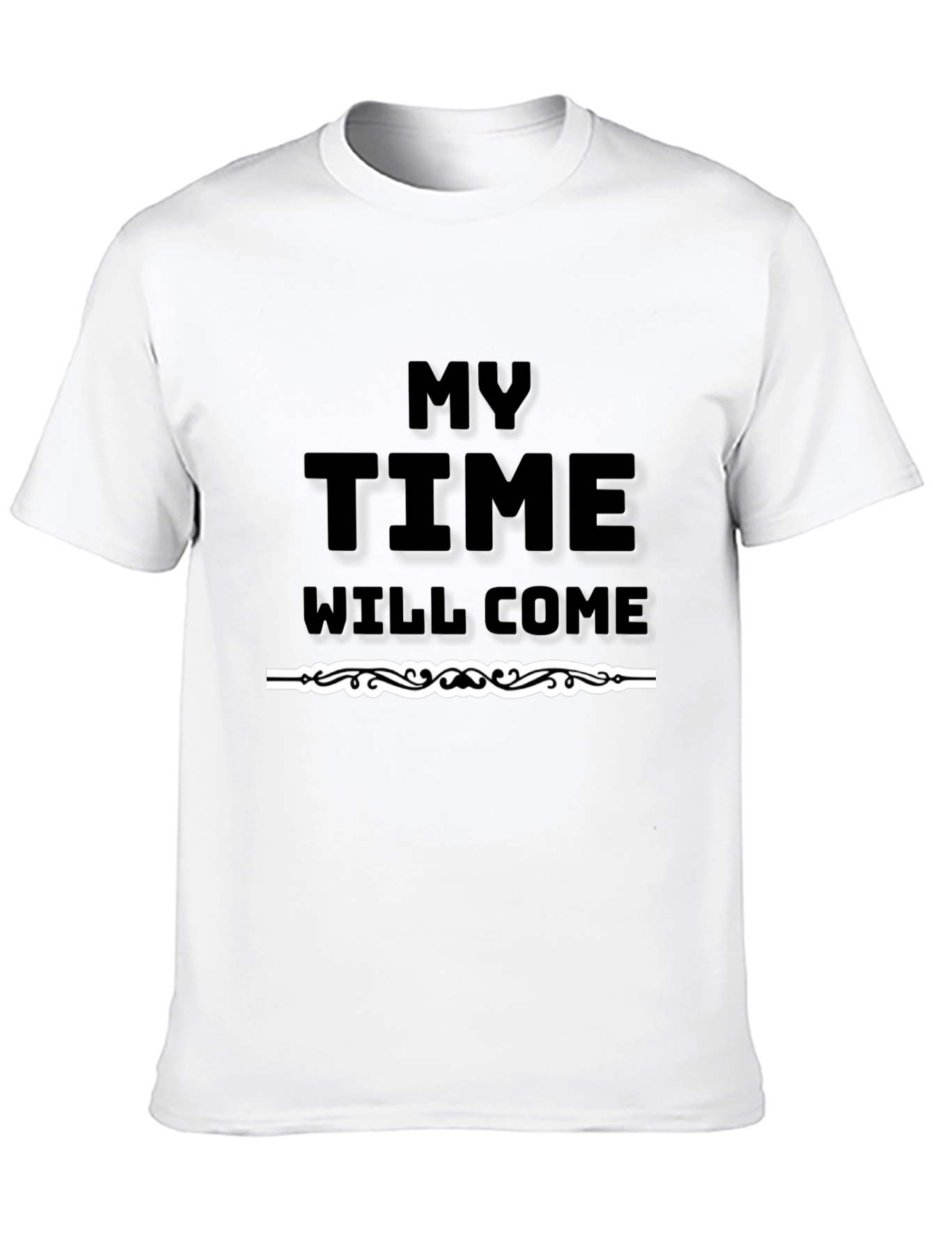 My Time Will Come Black Graphic Tee
