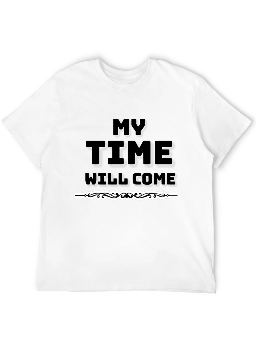 My Time Will Come Black Graphic Tee