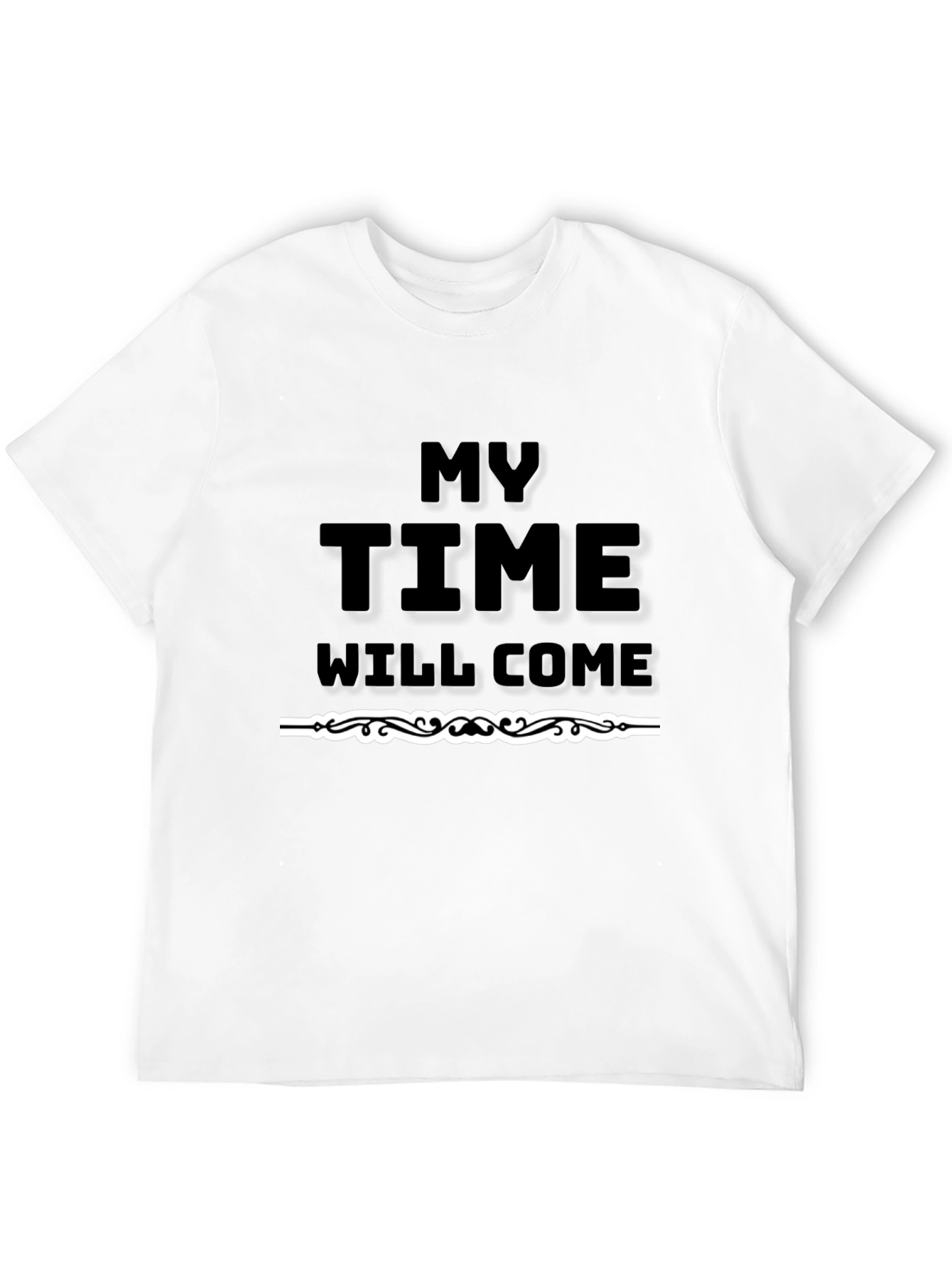 My Time Will Come Black Graphic Tee