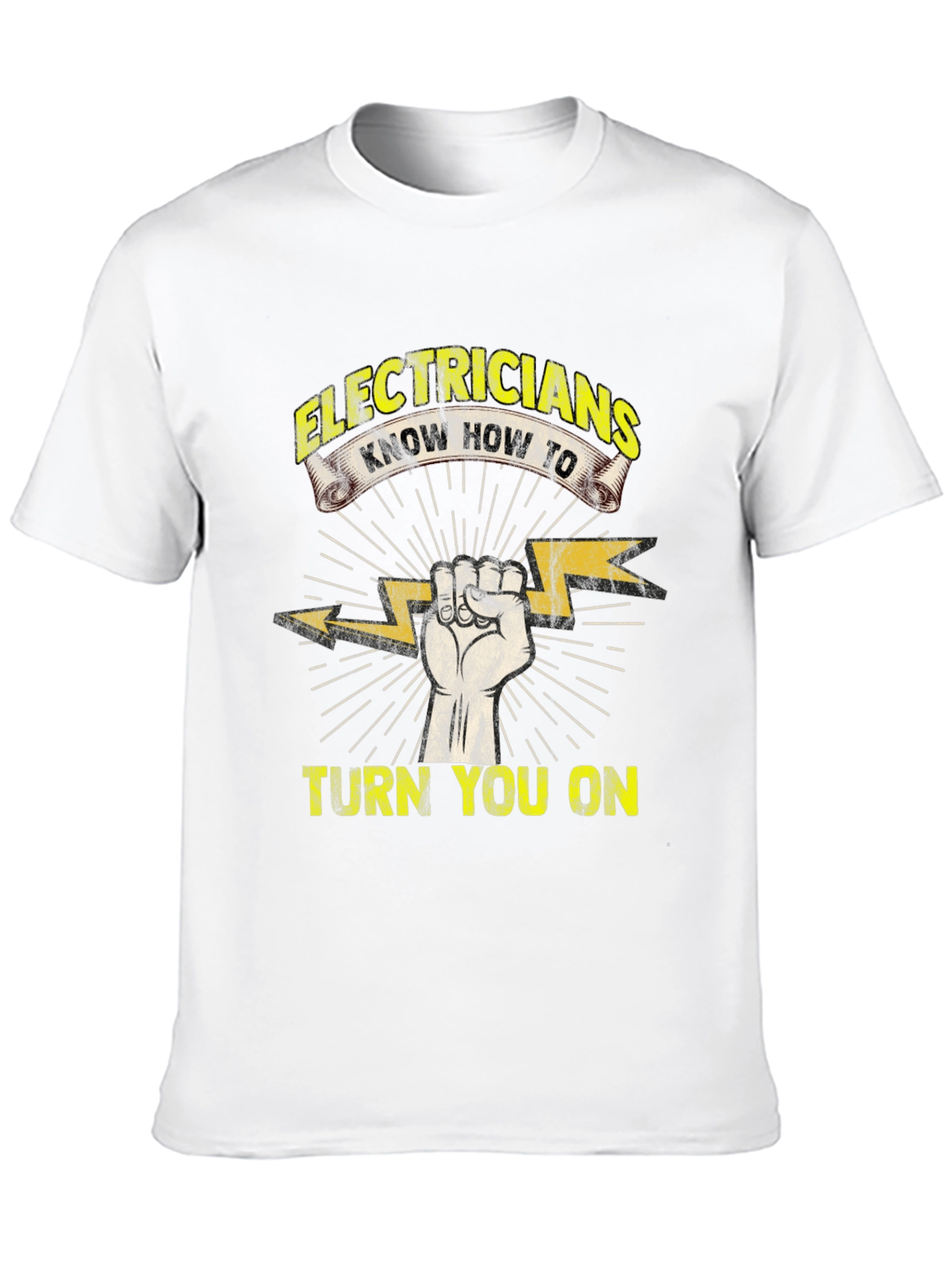 Electricians Turn You On T-Shirt Funny Electrician Gift