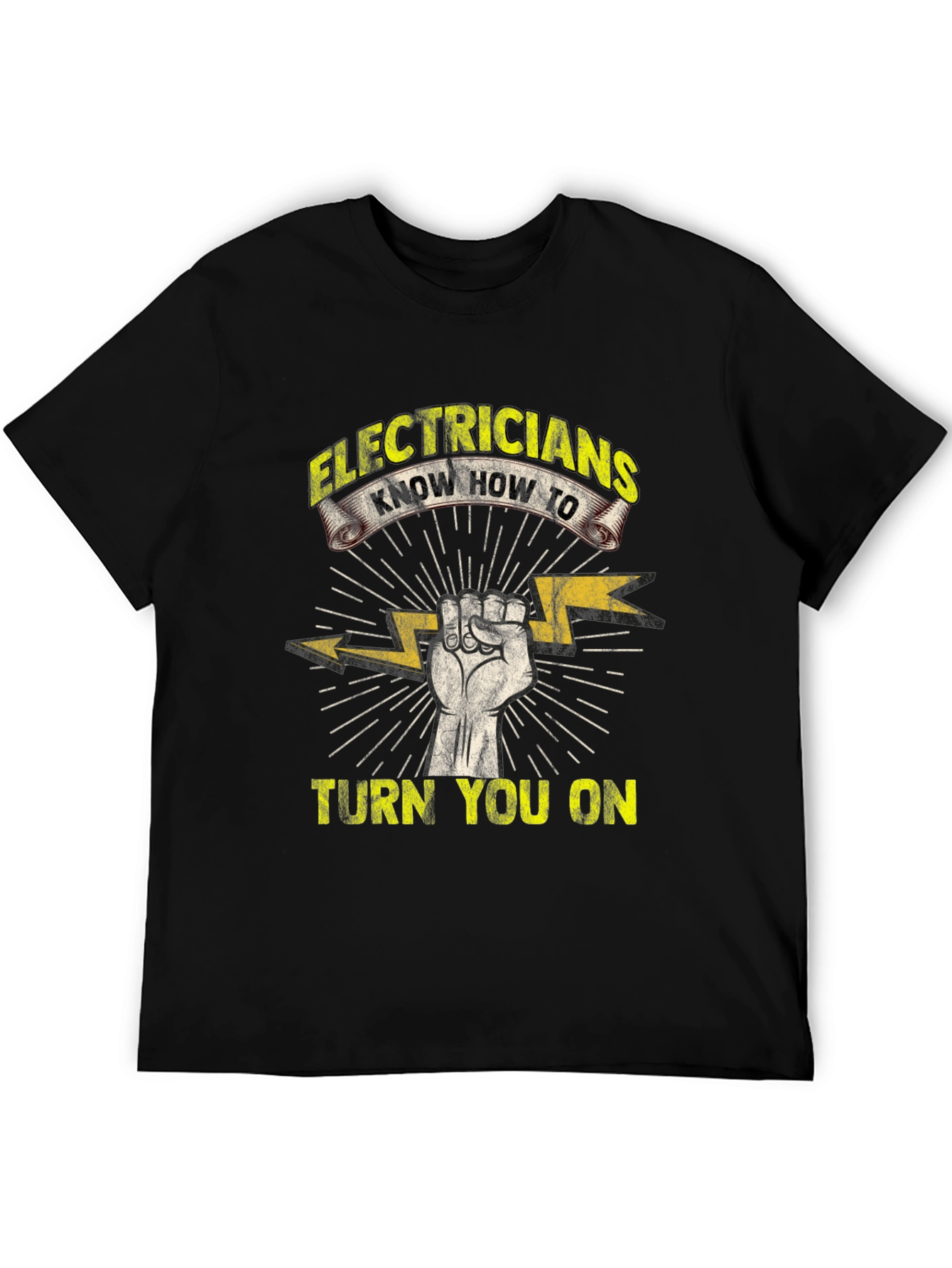 Electricians Turn You On T-Shirt Funny Electrician Gift