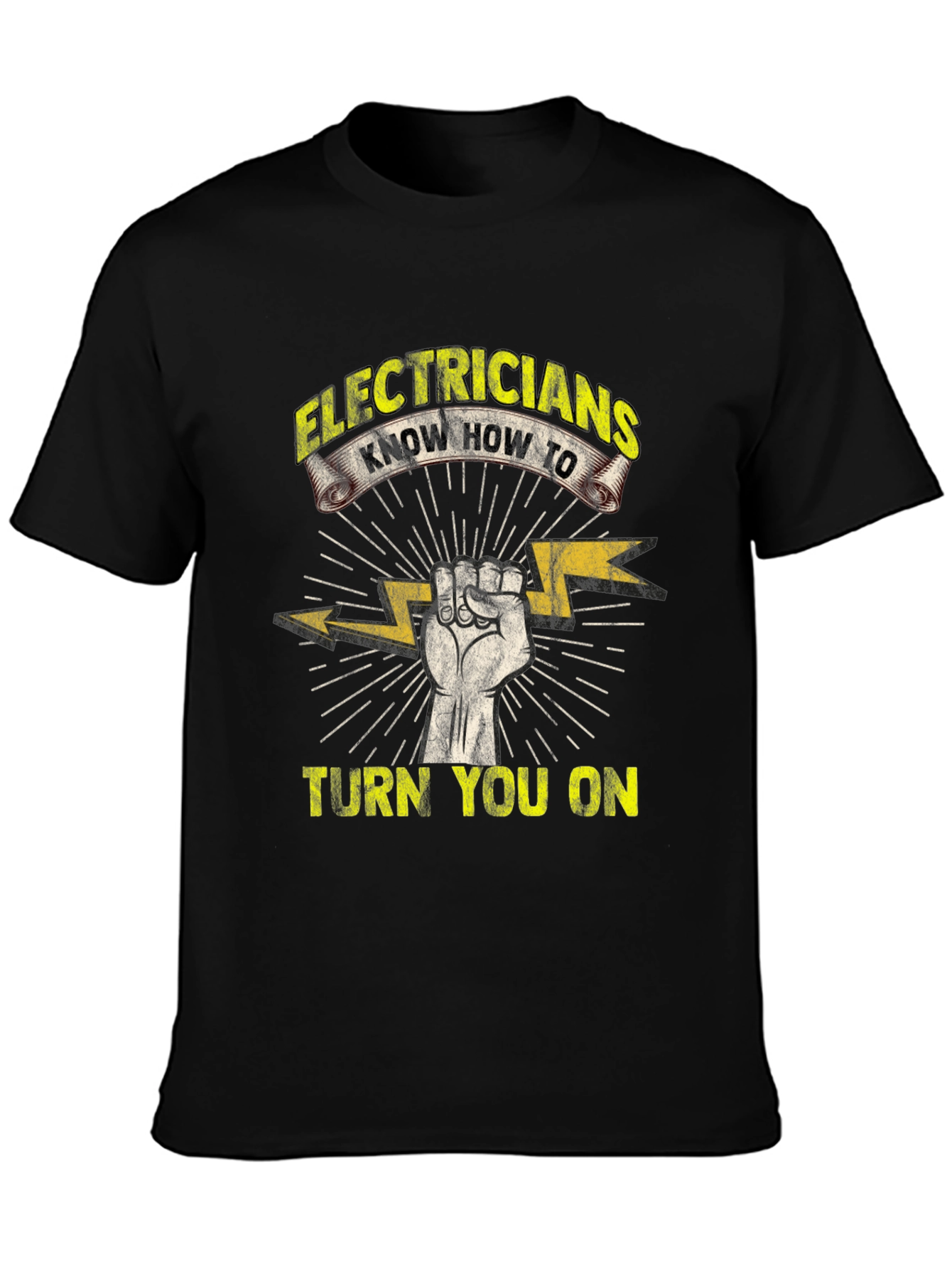 Electricians Turn You On T-Shirt Funny Electrician Gift