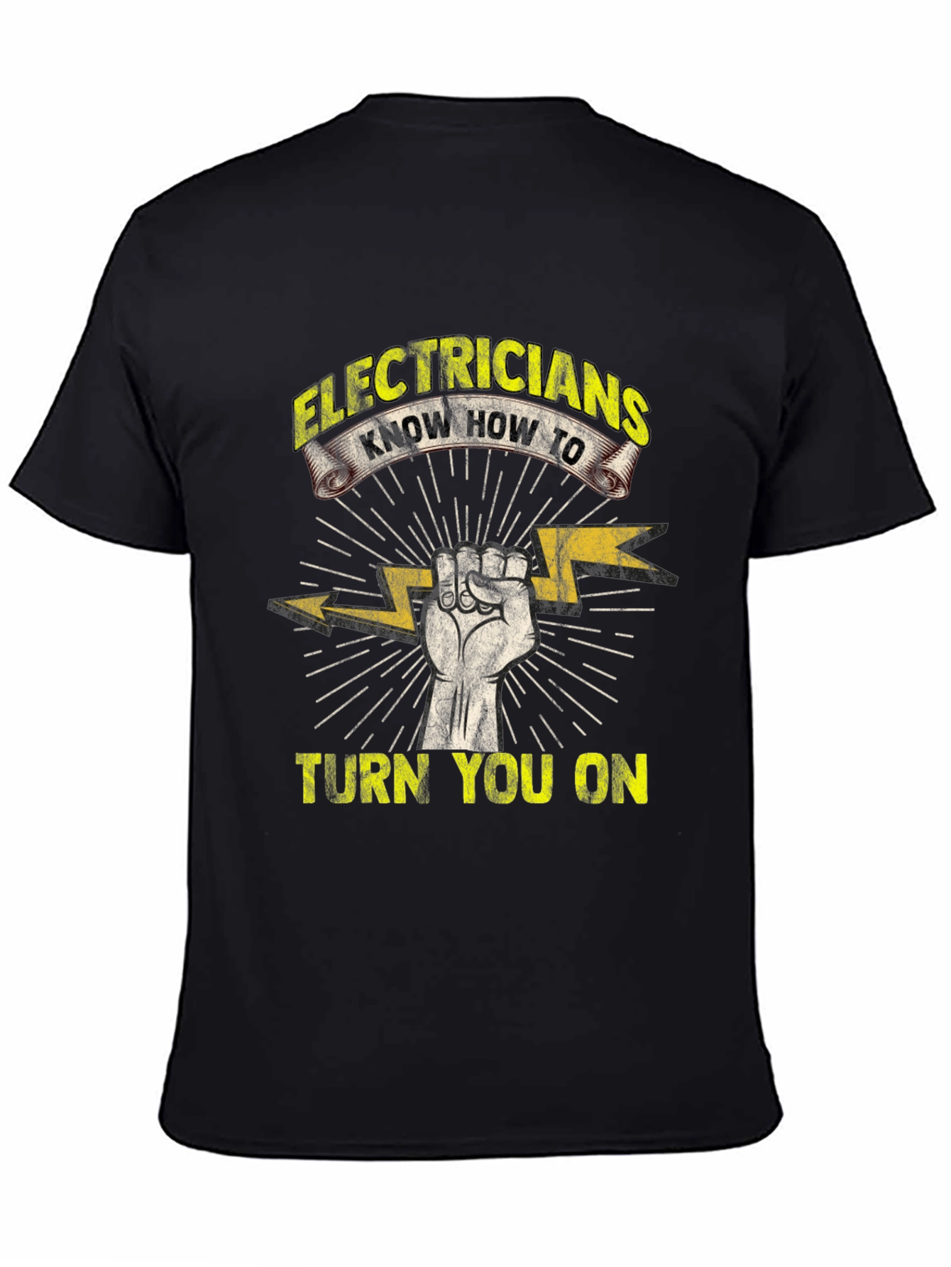 Electricians Turn You On T-Shirt Funny Electrician Gift