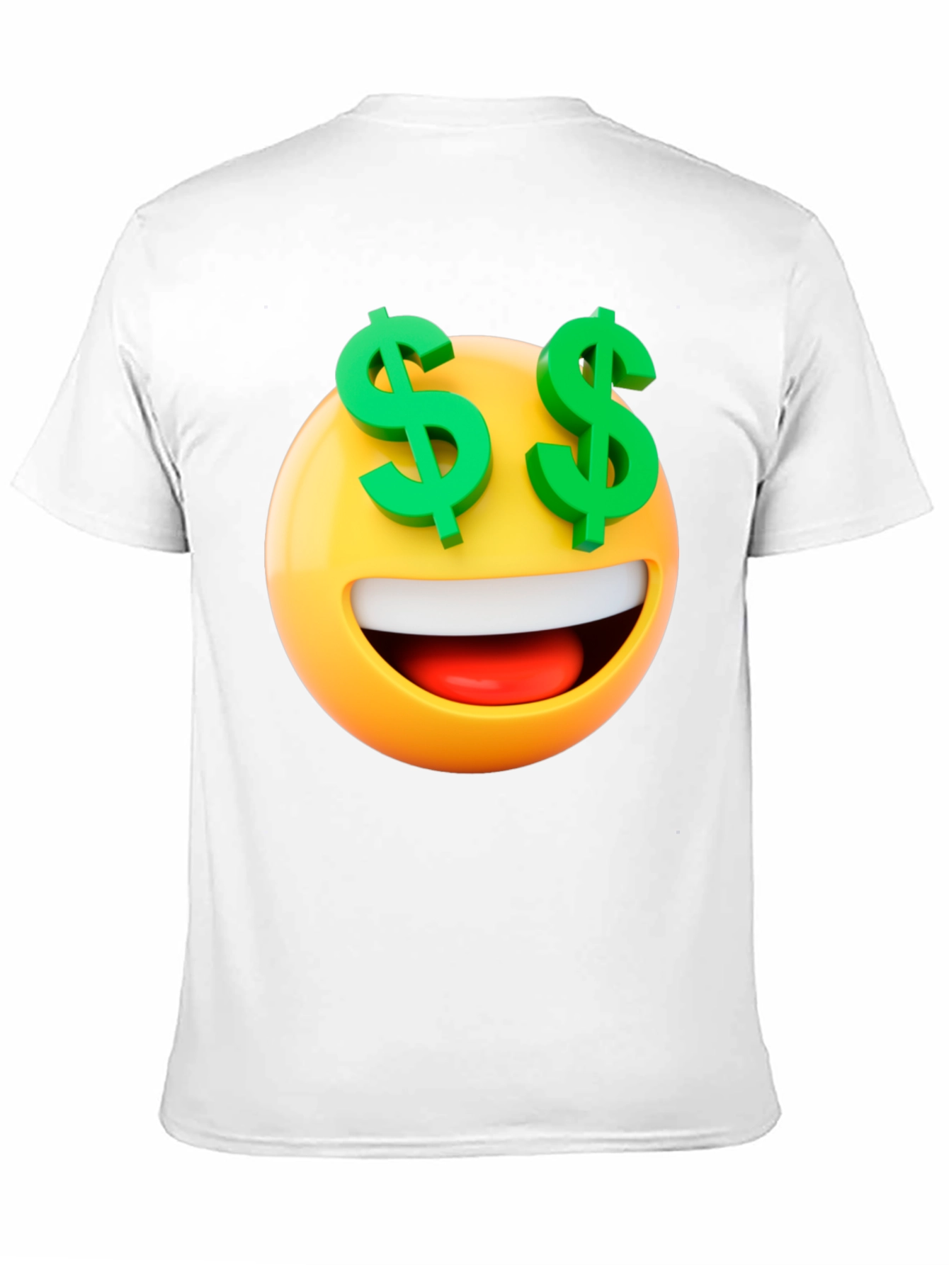 Emoji Money Eyes Black T-Shirt