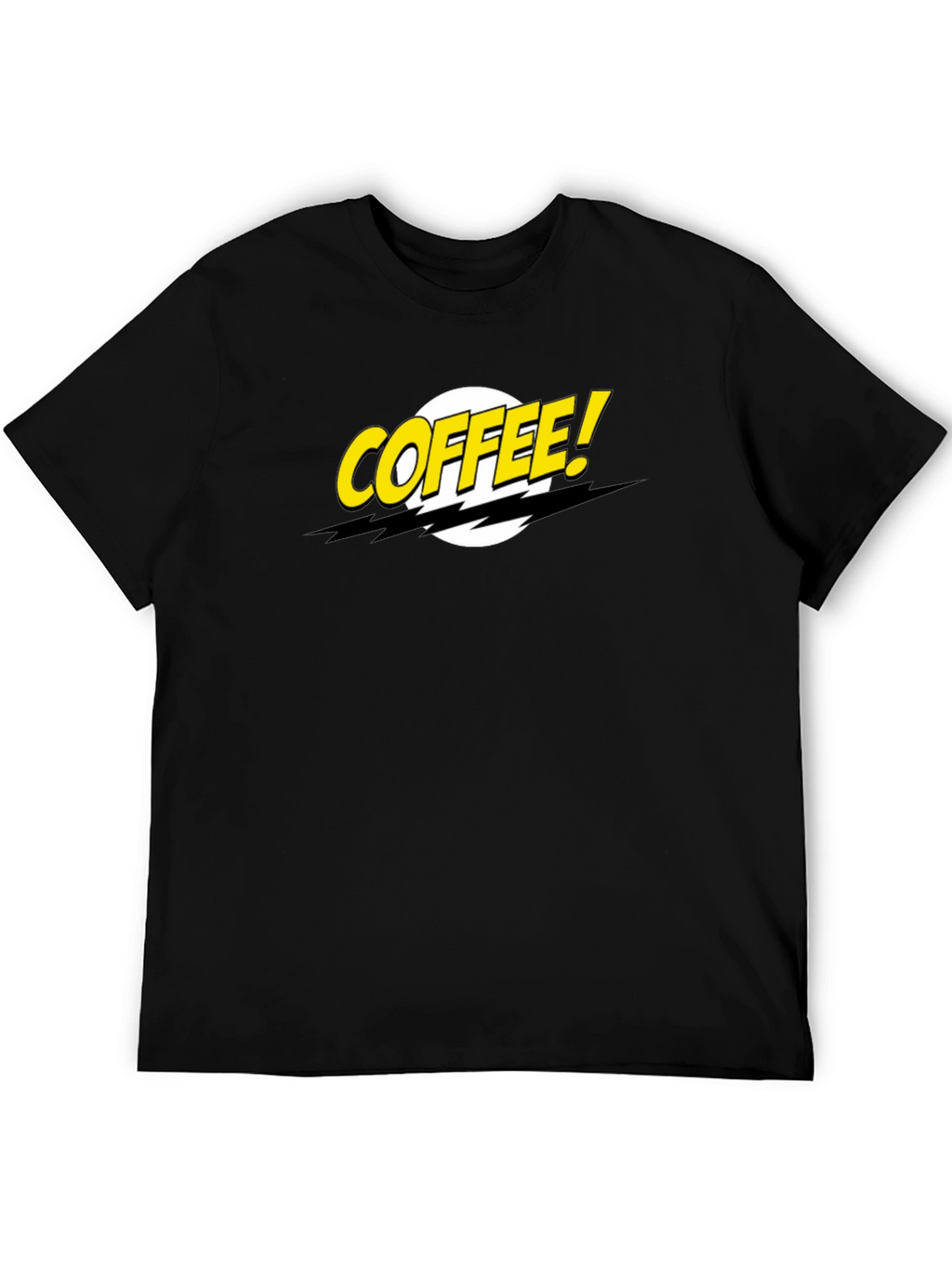 Coffee! Graphic T-Shirt - Black Casual Tee