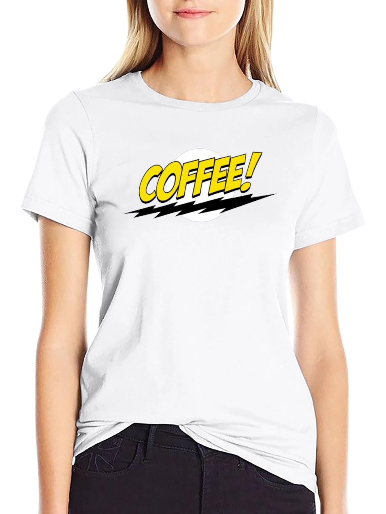 Coffee! Graphic T-Shirt - Black Casual Tee