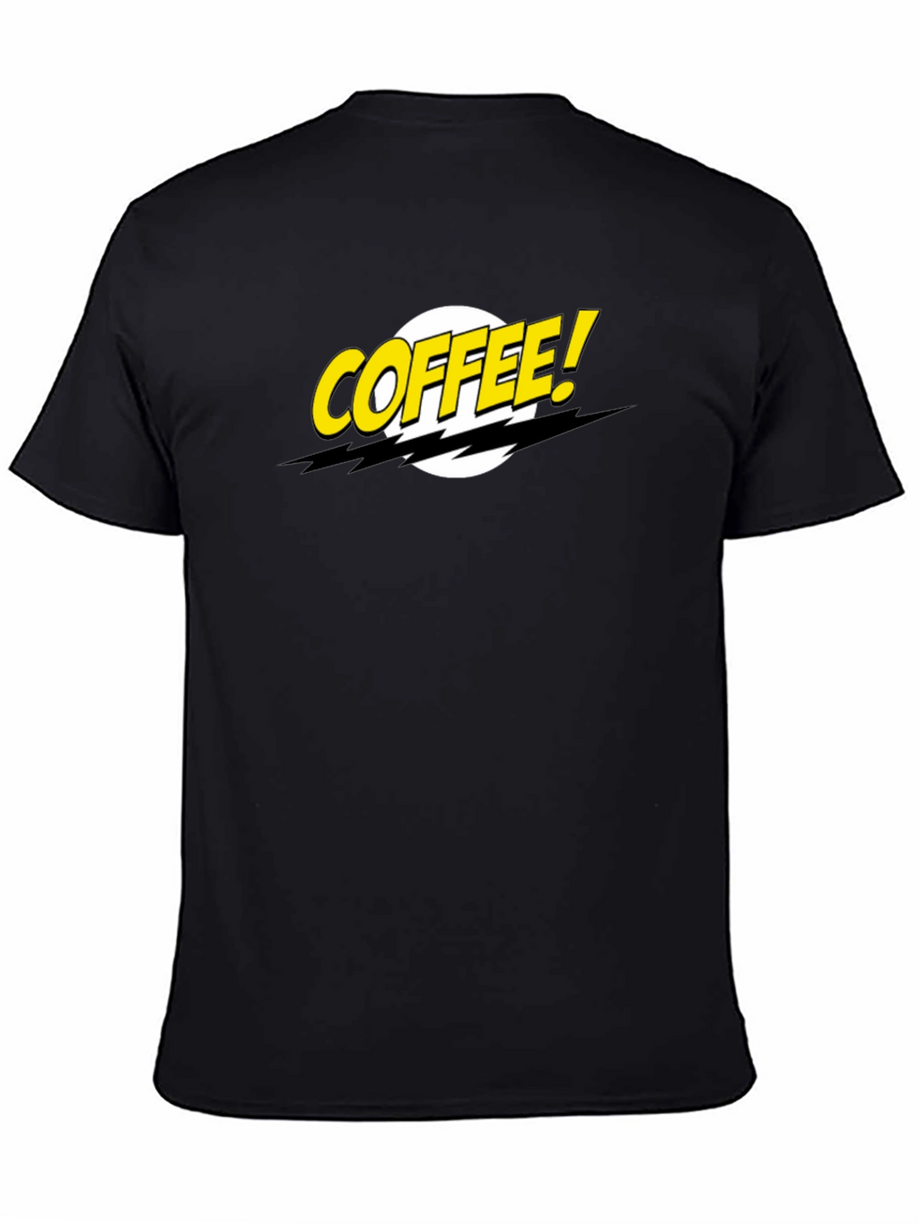 Coffee! Graphic T-Shirt - Black Casual Tee