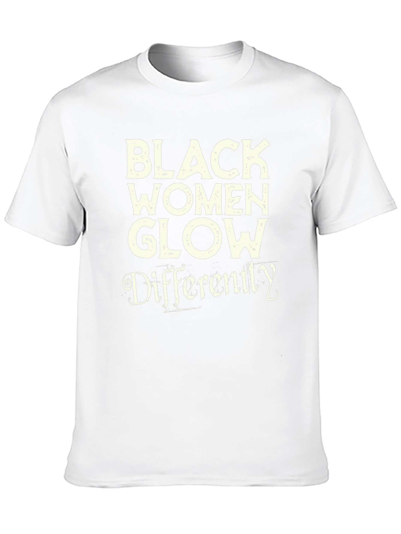 Black Women Glow Differently Graphic Tee