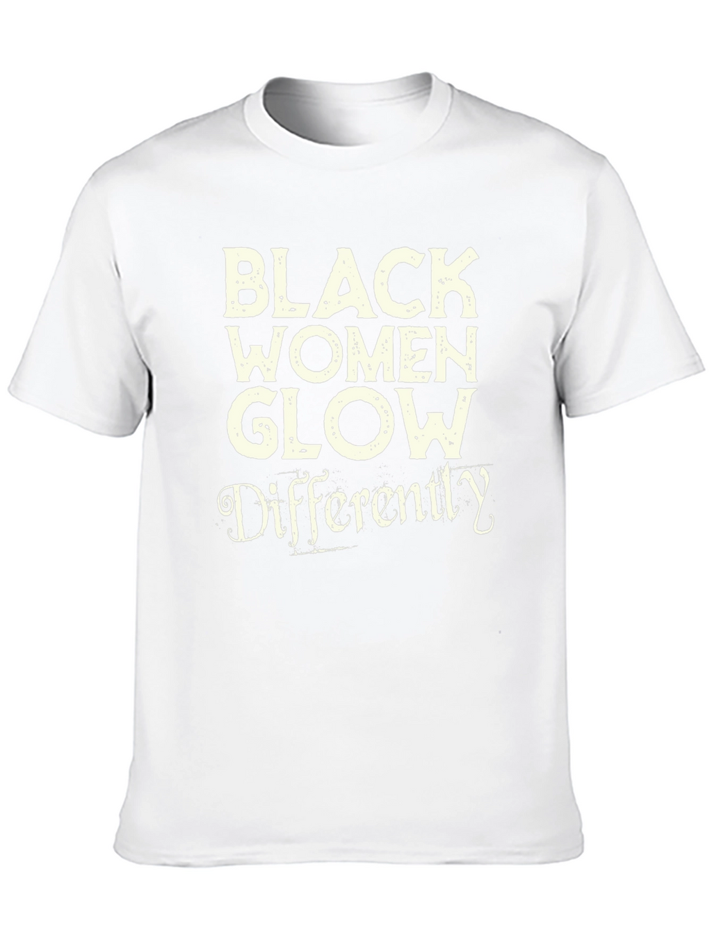 Black Women Glow Differently Graphic Tee
