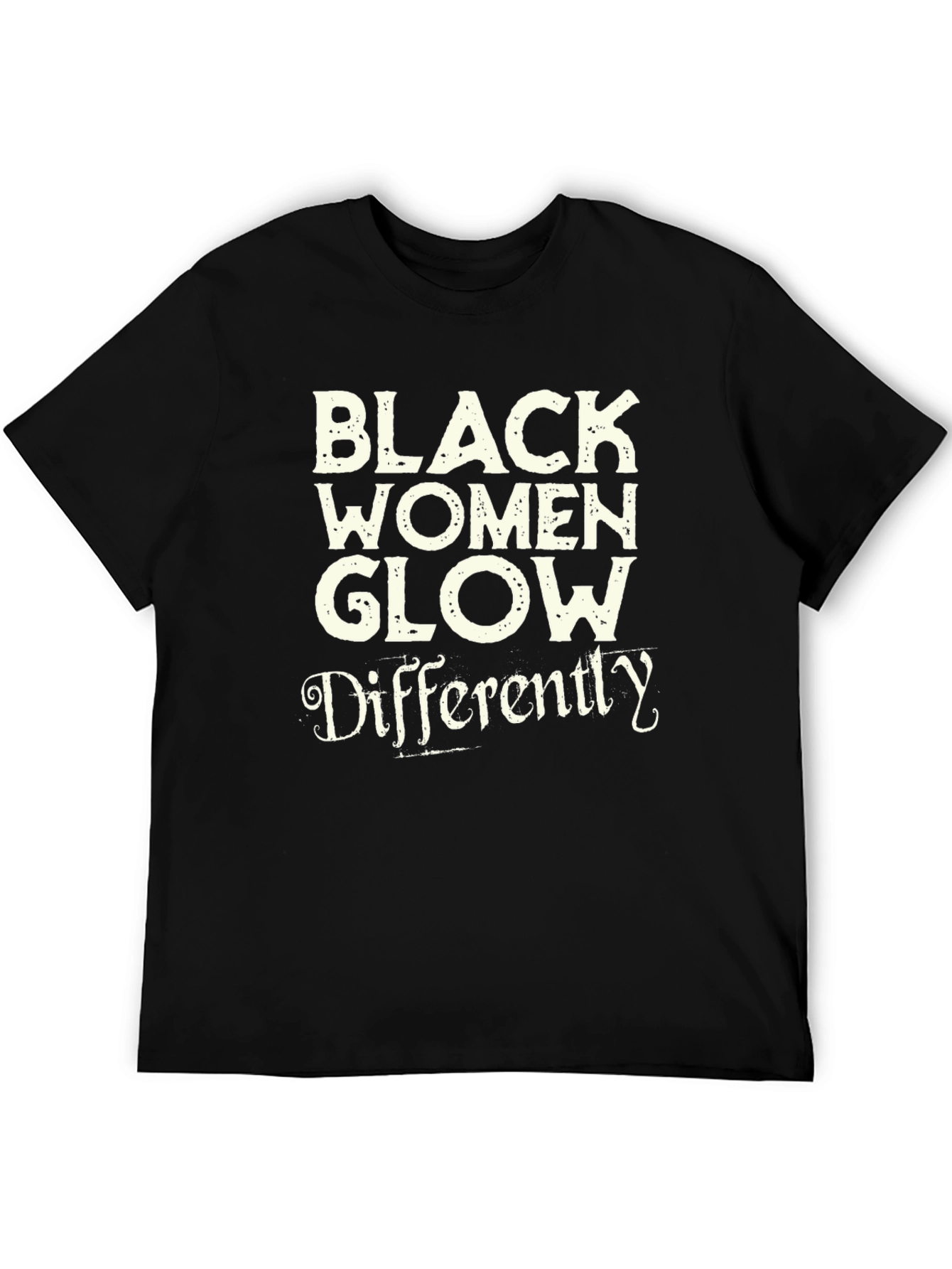 Black Women Glow Differently Graphic Tee