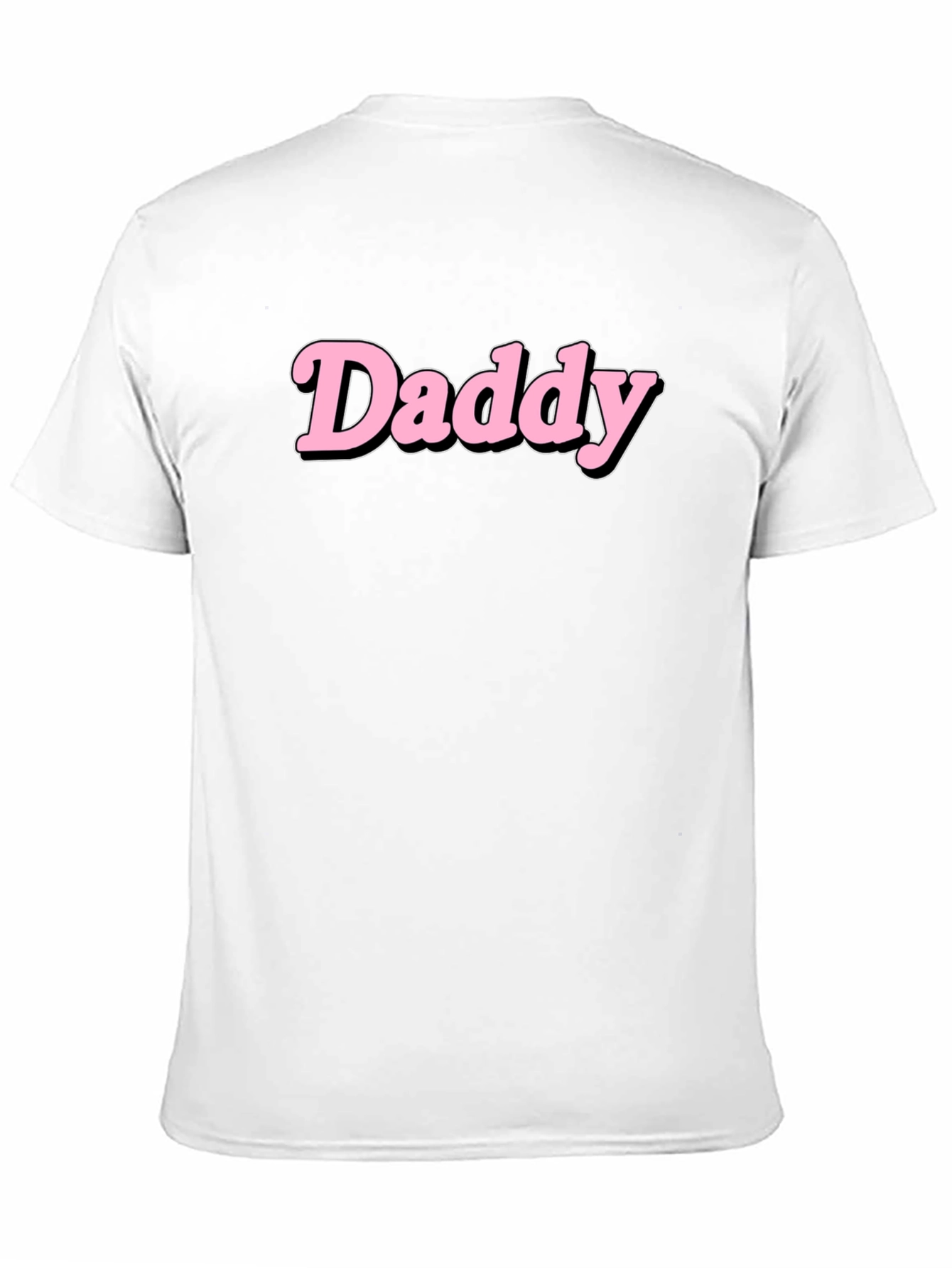 Daddy Graphic Print Black T-Shirt