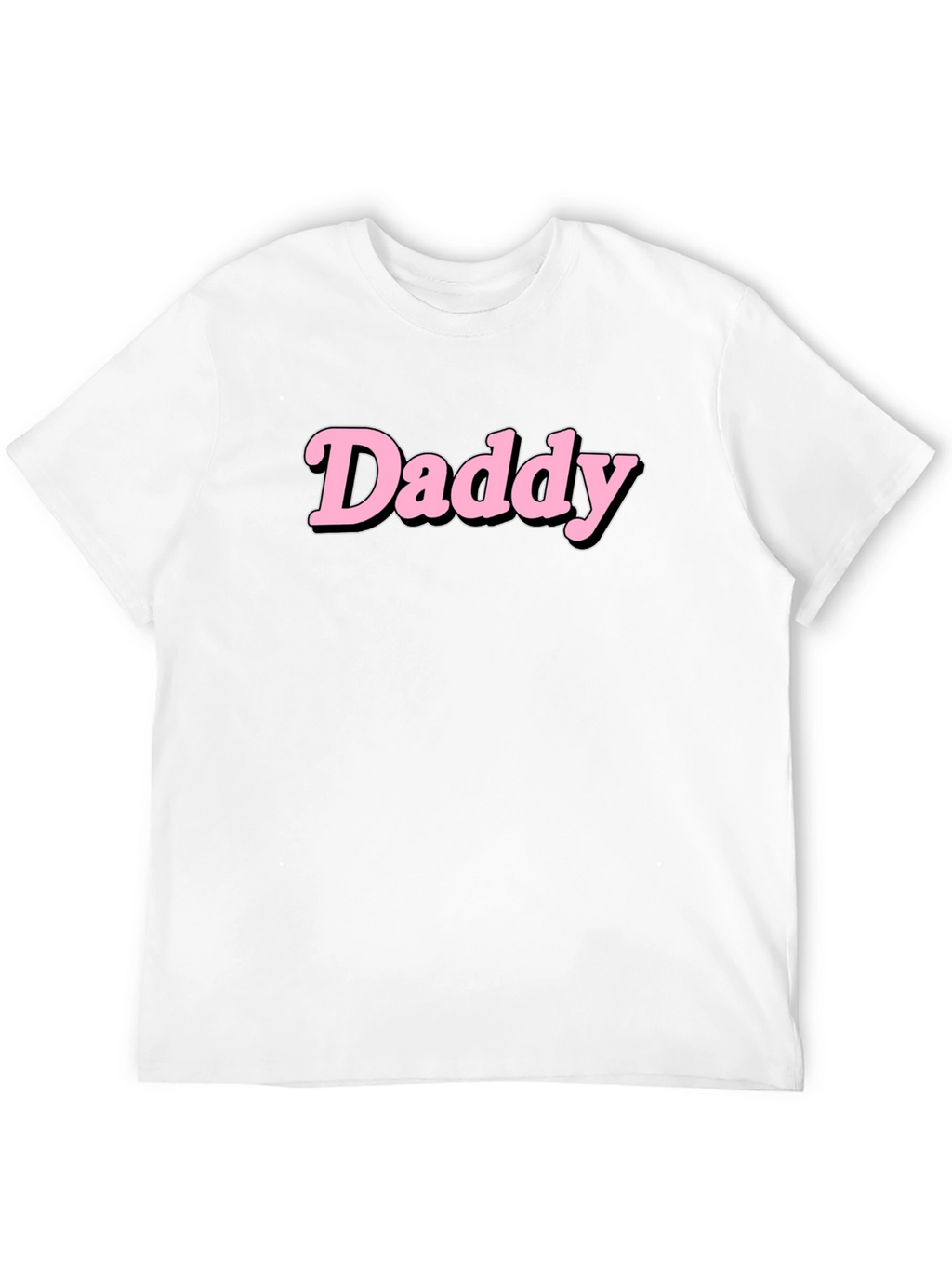 Daddy Graphic Print Black T-Shirt