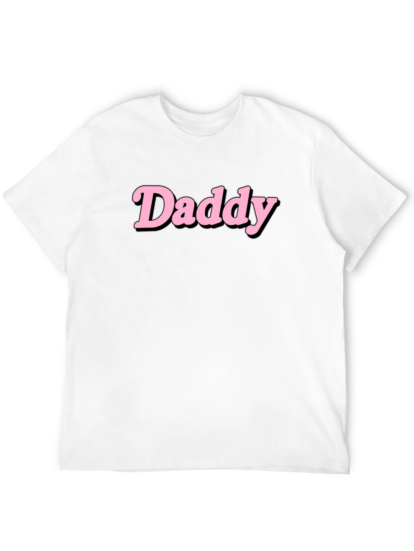 Daddy Graphic Print Black T-Shirt