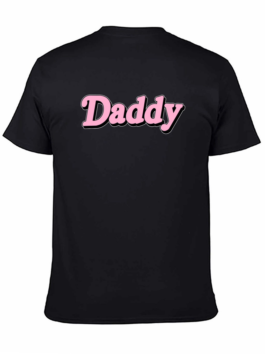 Daddy Graphic Print Black T-Shirt