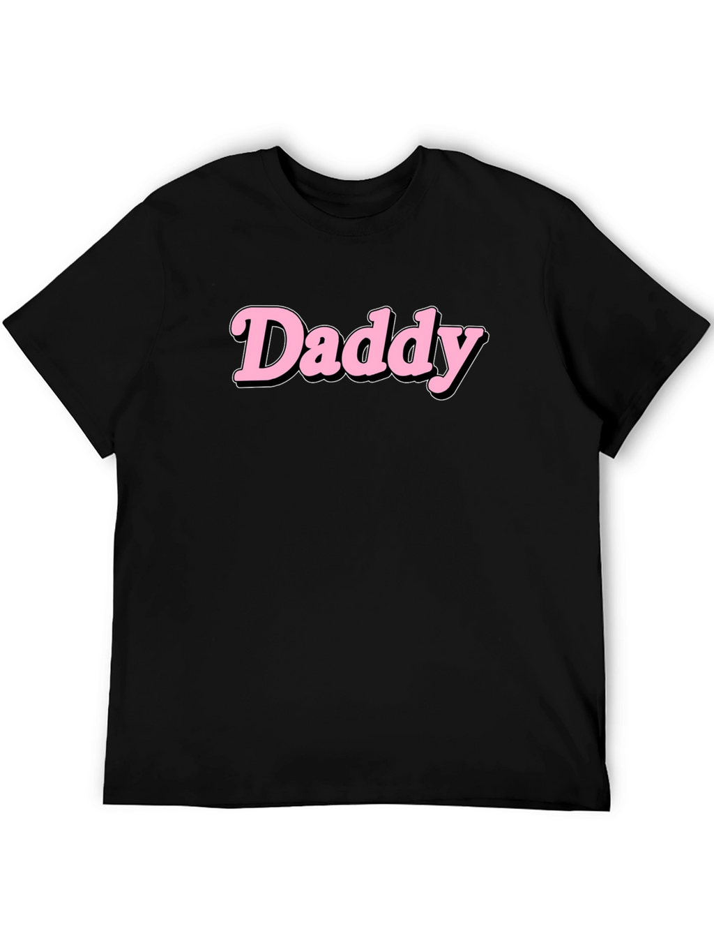 Daddy Graphic Print Black T-Shirt