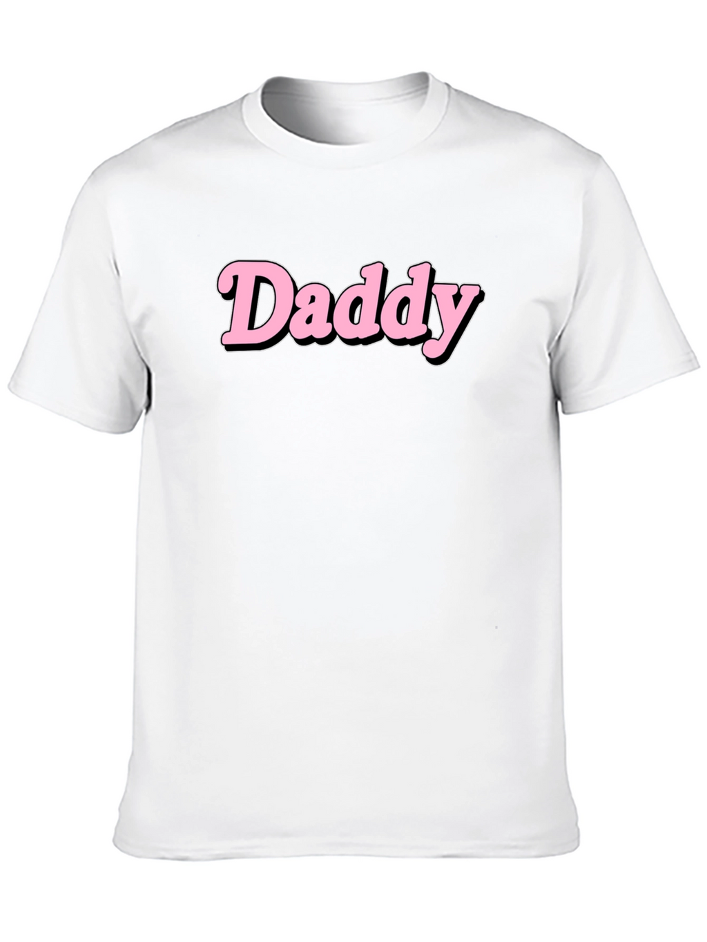 Daddy Graphic Print Black T-Shirt