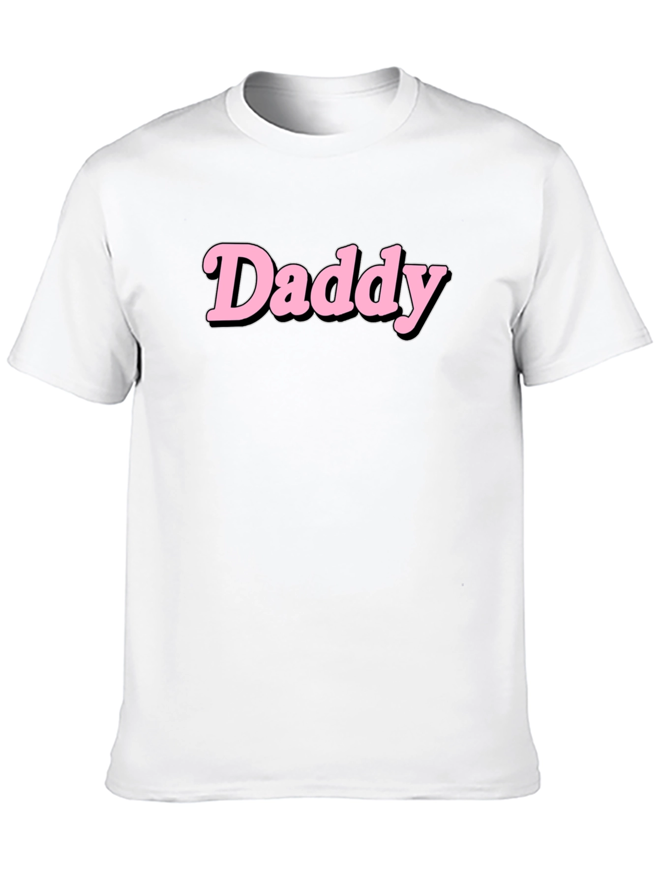 Daddy Graphic Print Black T-Shirt