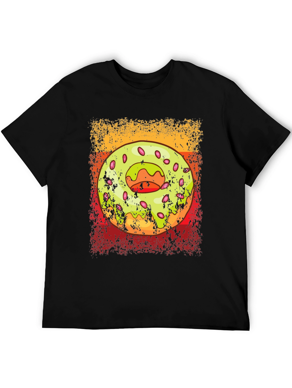 Donut Graphic T-Shirt - Trendy Casual Wear
