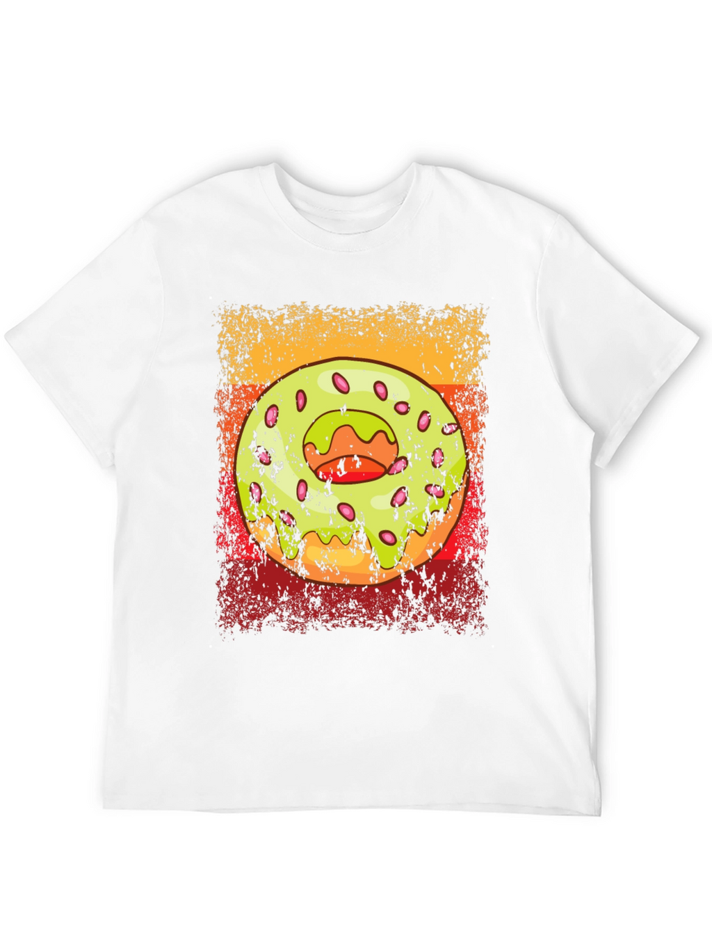 Donut Graphic T-Shirt - Trendy Casual Wear