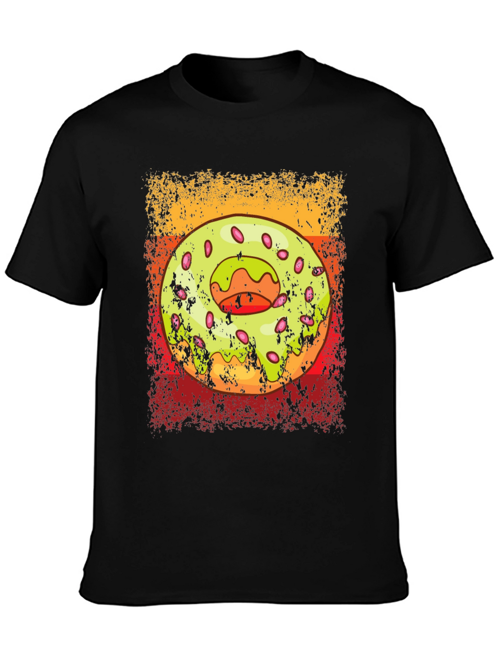 Donut Graphic T-Shirt - Trendy Casual Wear