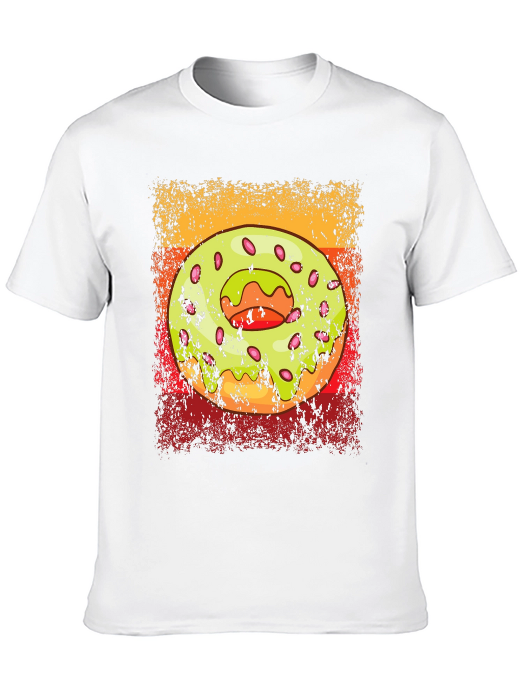 Donut Graphic T-Shirt - Trendy Casual Wear
