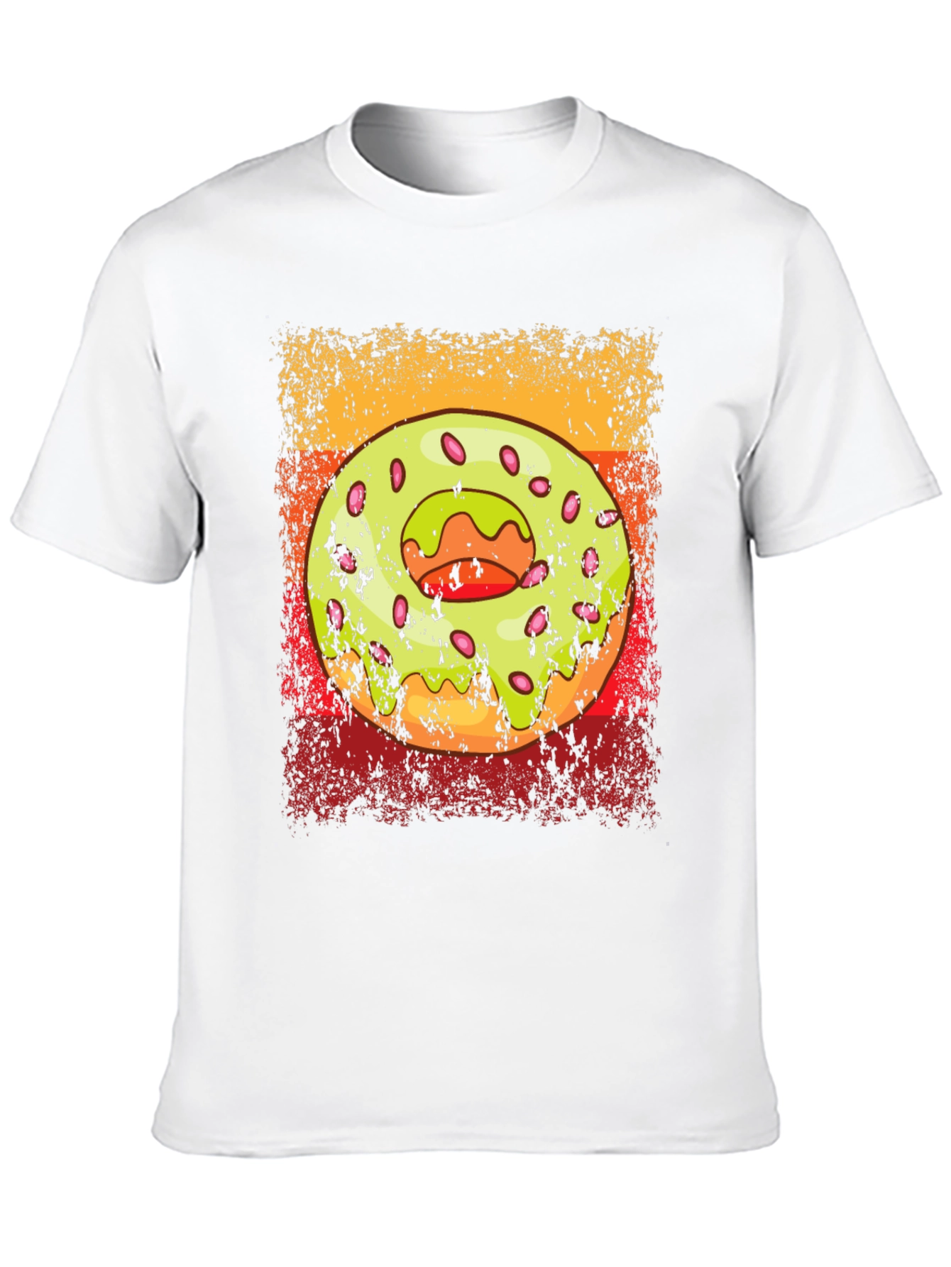 Donut Graphic T-Shirt - Trendy Casual Wear